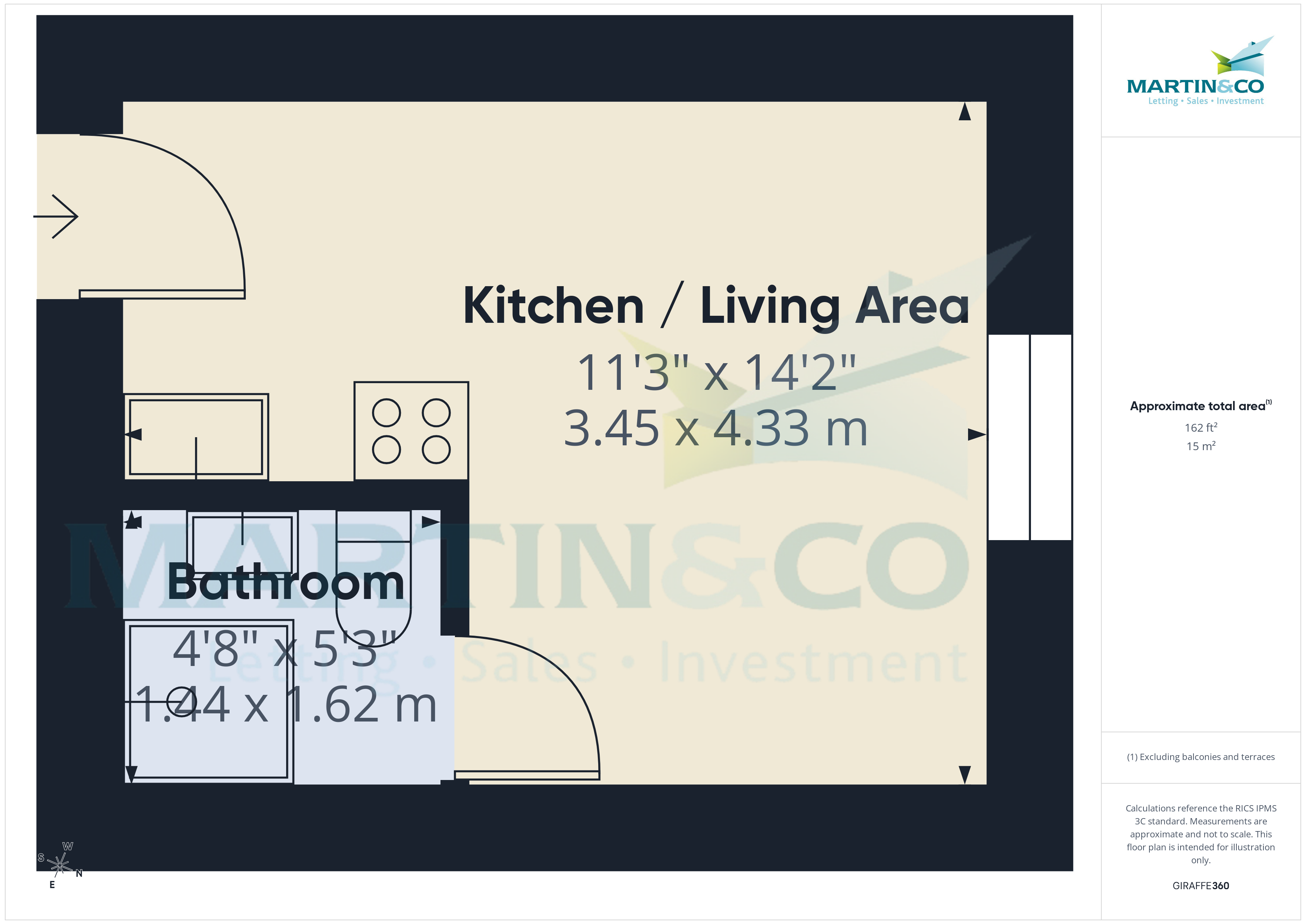Flat 14, 3, Longfield Place, Plymouth floorplan