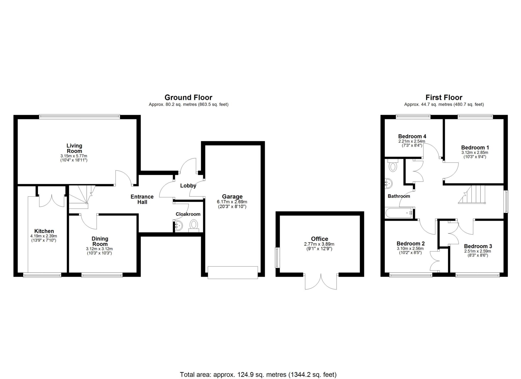 Wyeval, Kennylands Road, Sonning Common floorplan