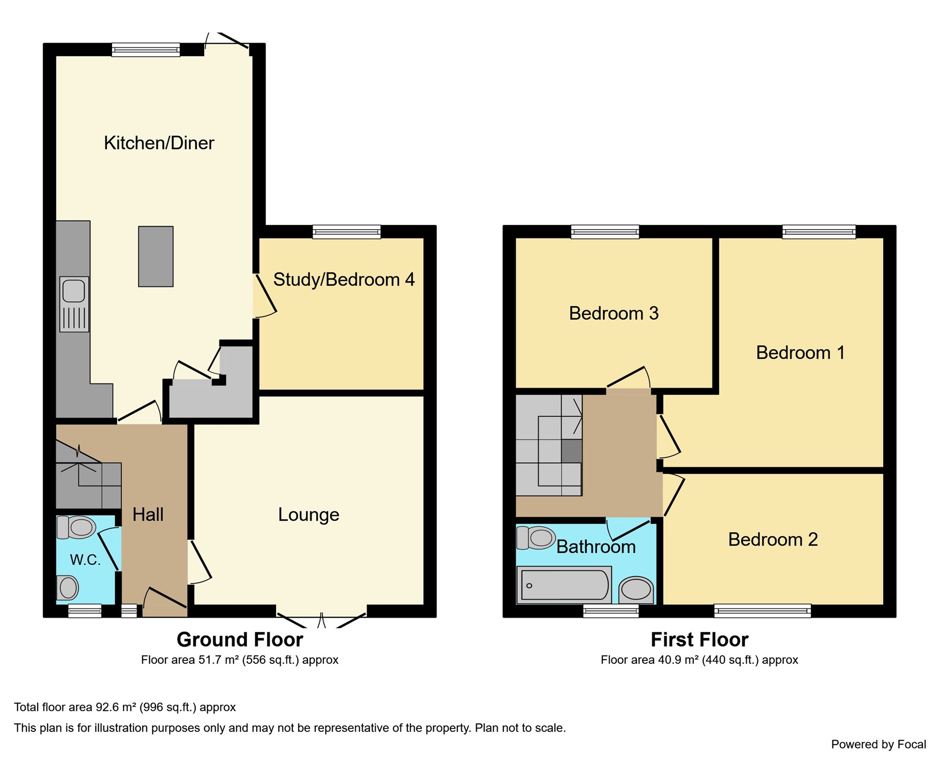25, Fairfax Crescent, Aylesbury floorplan