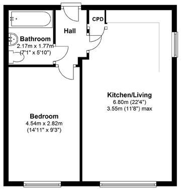 1 Bedrooms Flat to rent in Ladysmith Road, Enfield Town EN1