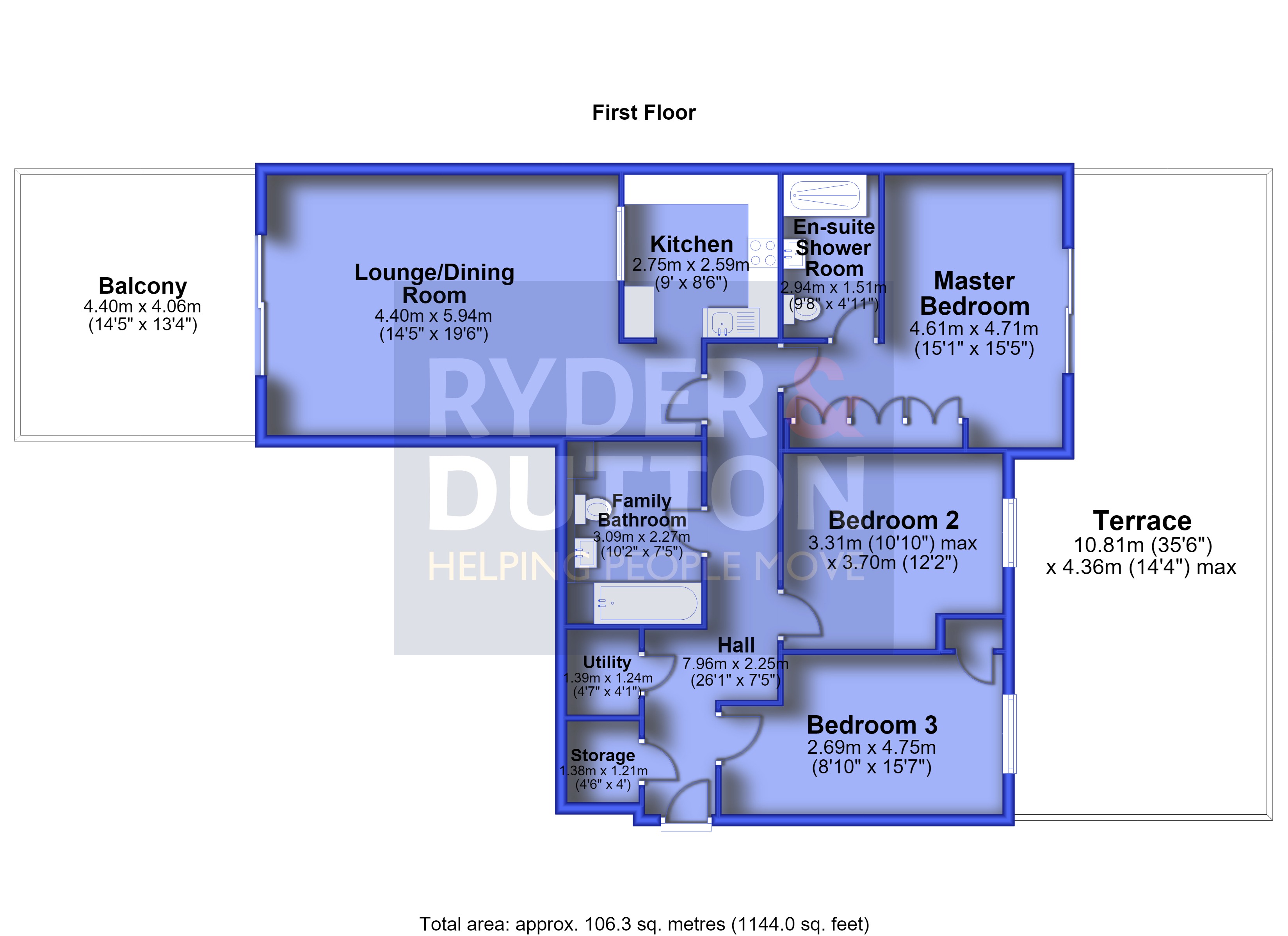 Apartment, 8, Aldenbrook, Helmshore floorplan