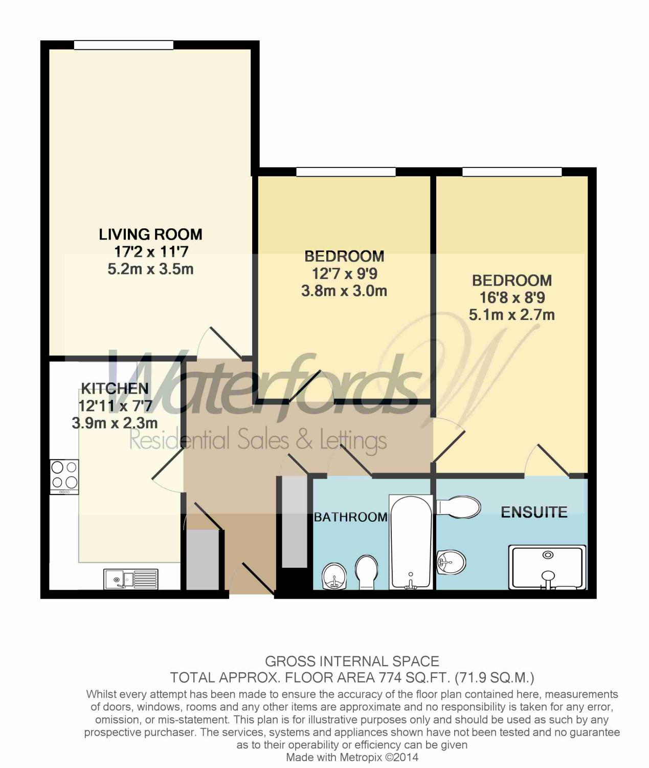 2 Bedrooms Flat to rent in London Road, Camberley, Surrey GU15