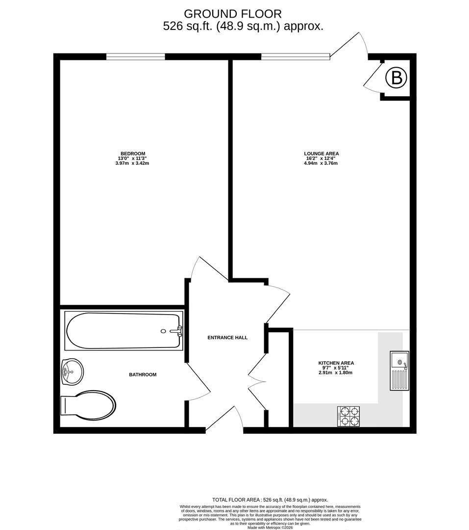 15, Red Lion Court 1B, The Broadway, Greenford floorplan