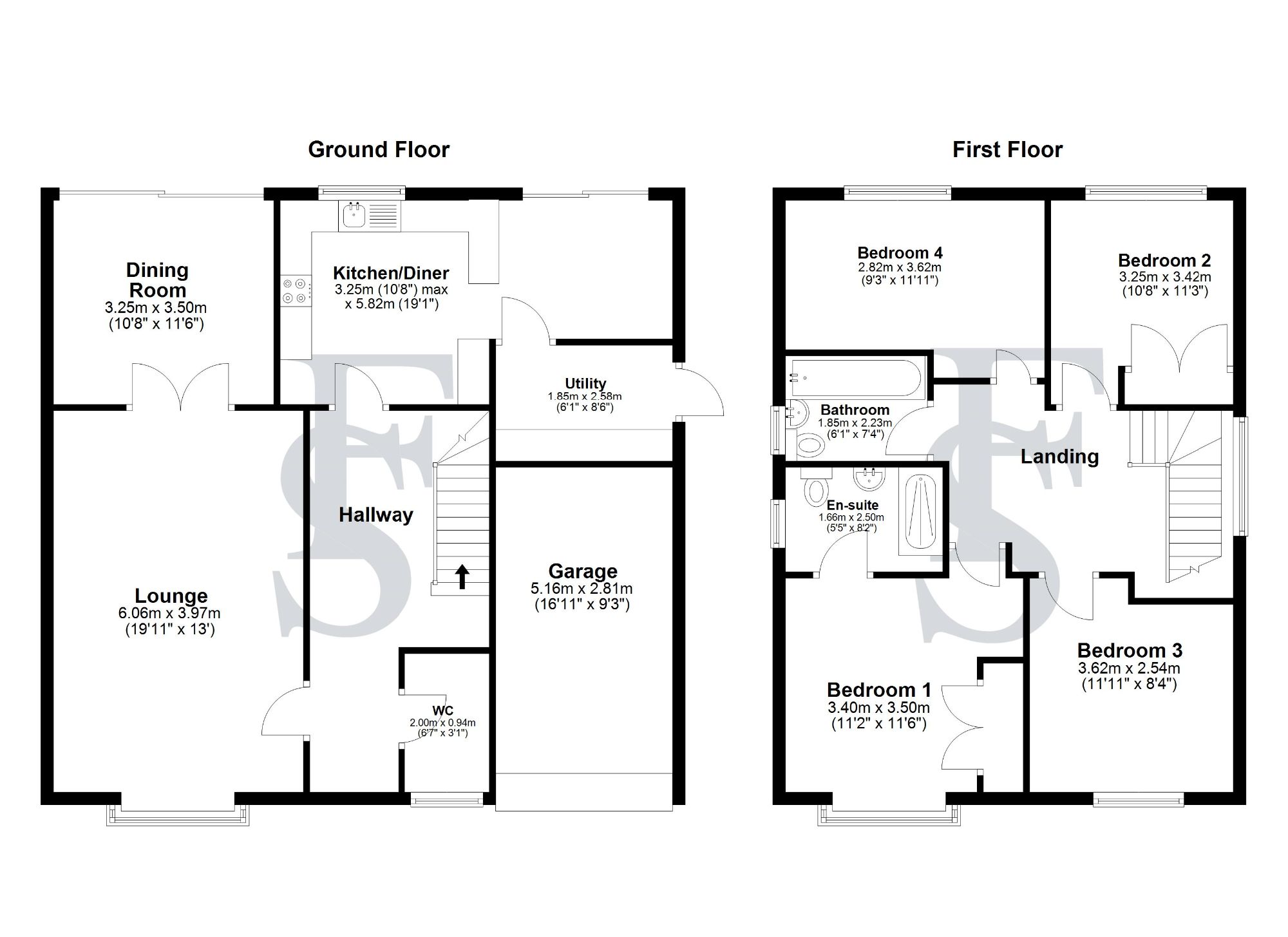40 Hollowtree Road, Leicester floorplan
