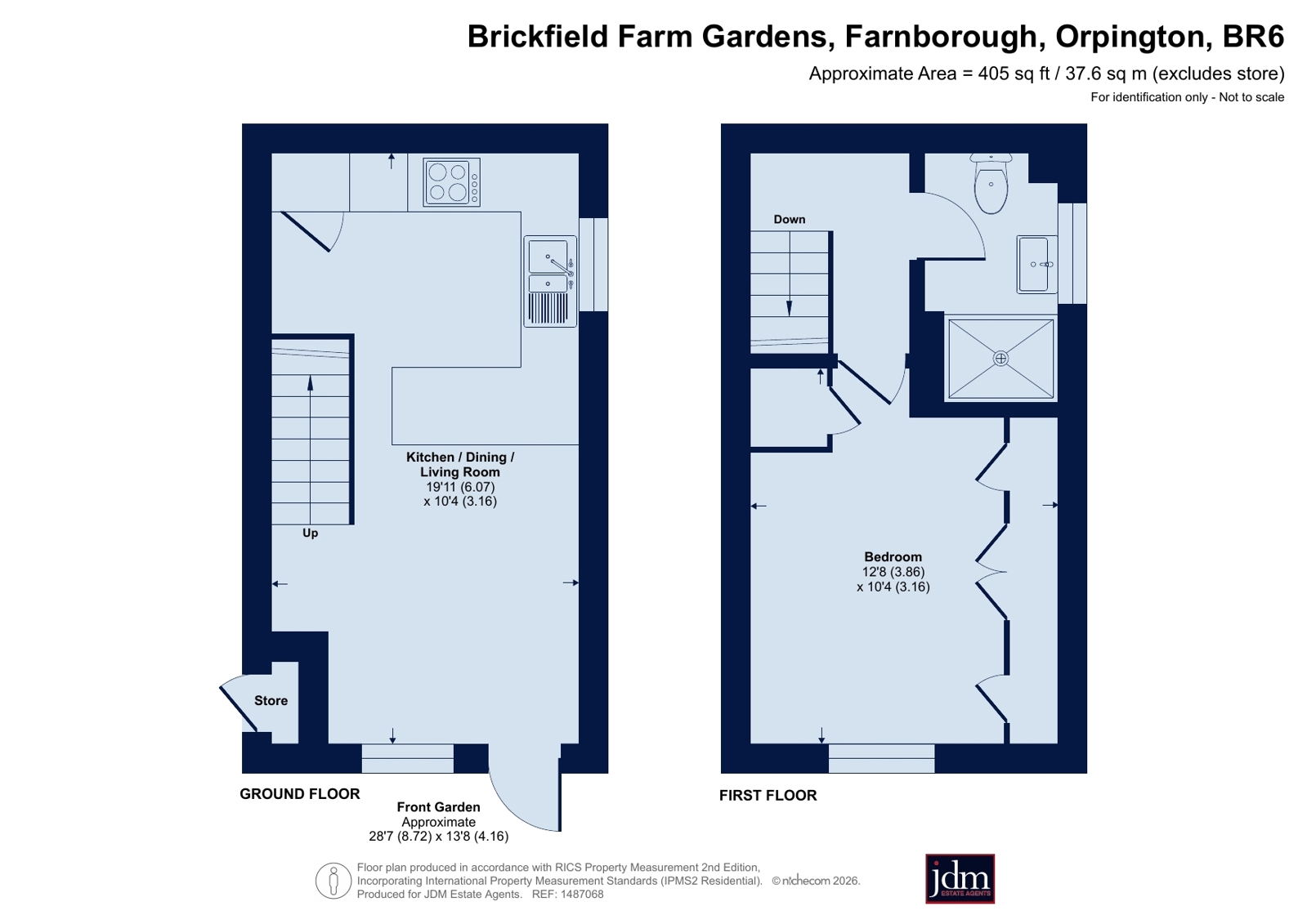 24, Brickfield Farm Gardens, Orpington floorplan