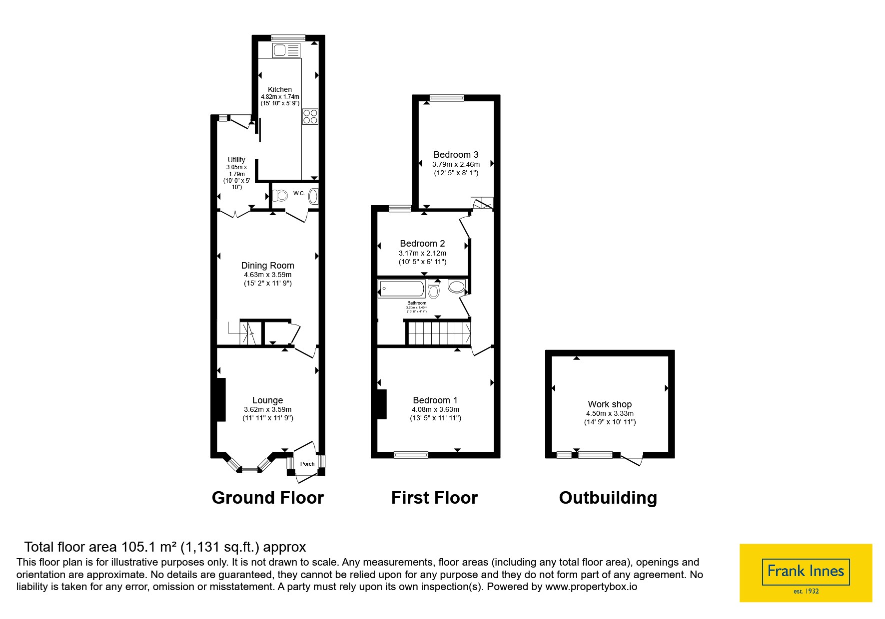 156, Shobnall Road, Staffordshire floorplan
