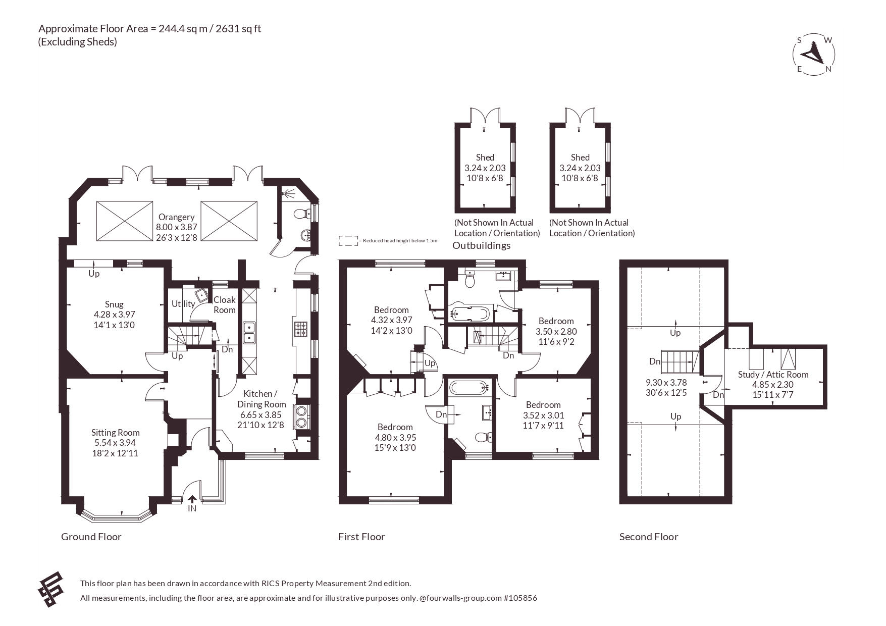 319, Woodstock Road, Oxfordshire floorplan
