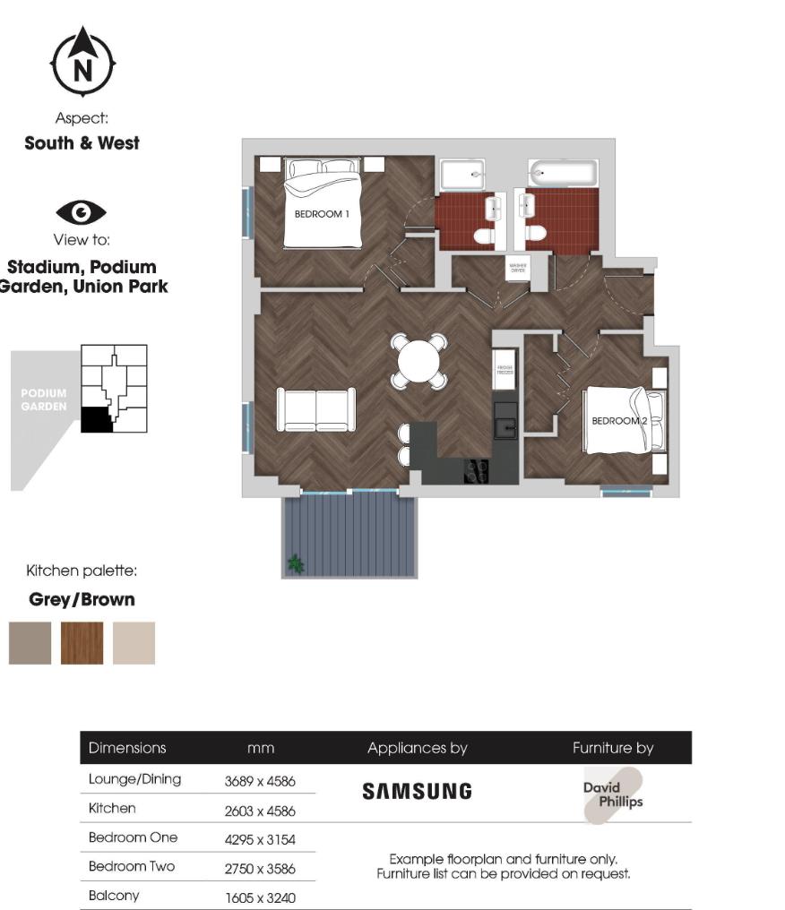 Luna, 4 Marley Street, Wembley Park floorplan