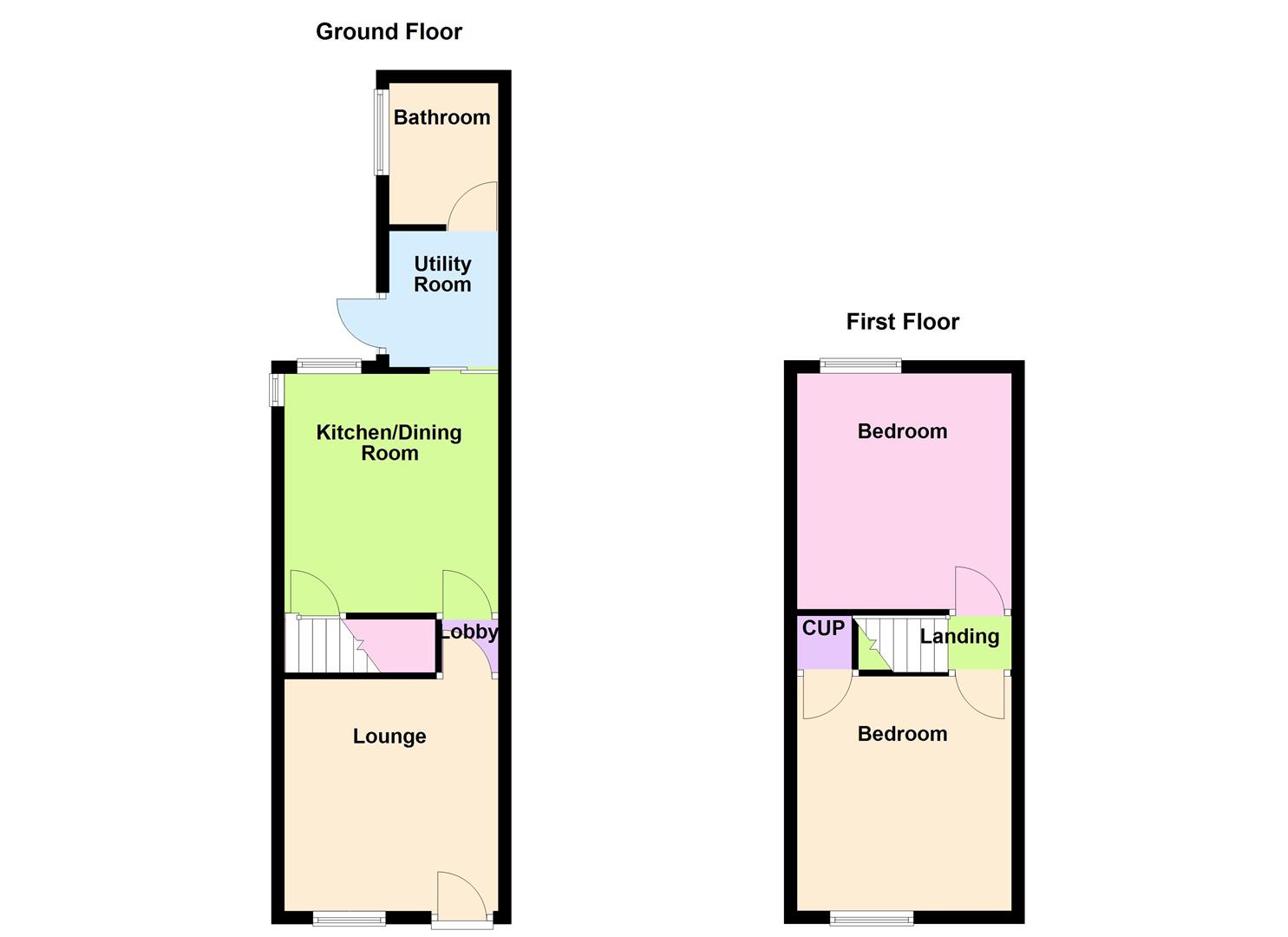 2, New Street, Hinckley floorplan