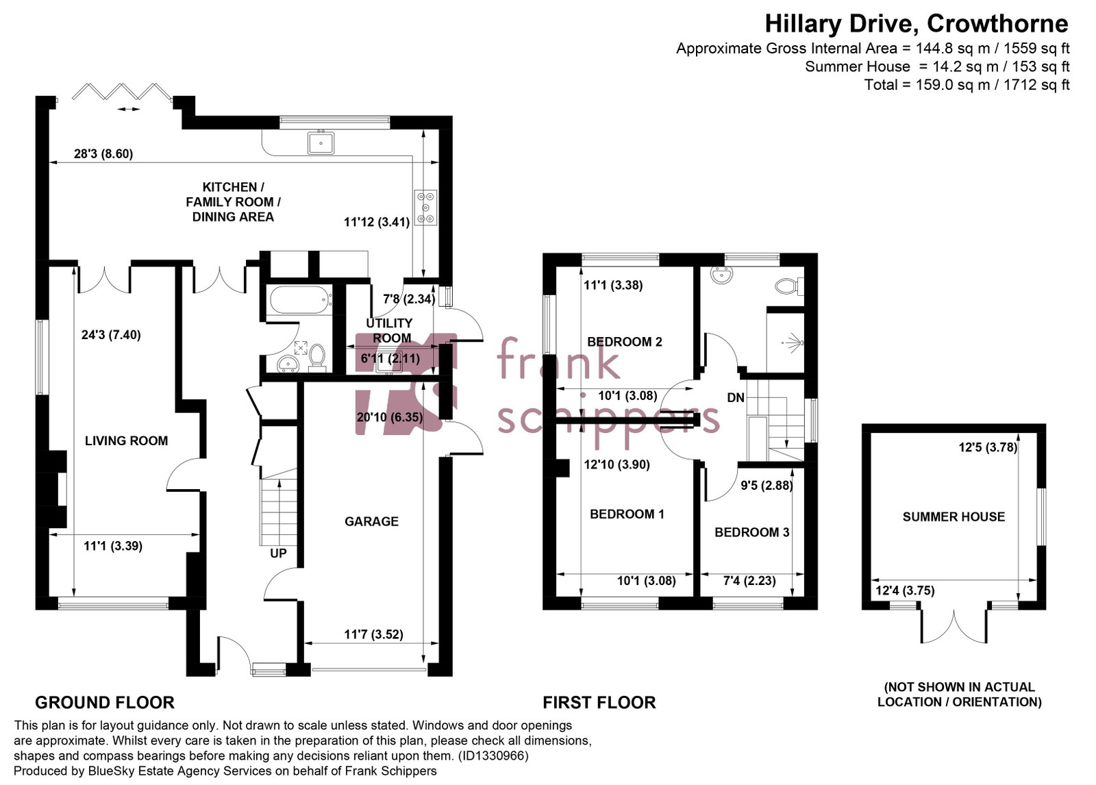 2, Hillary Drive, Crowthorne floorplan