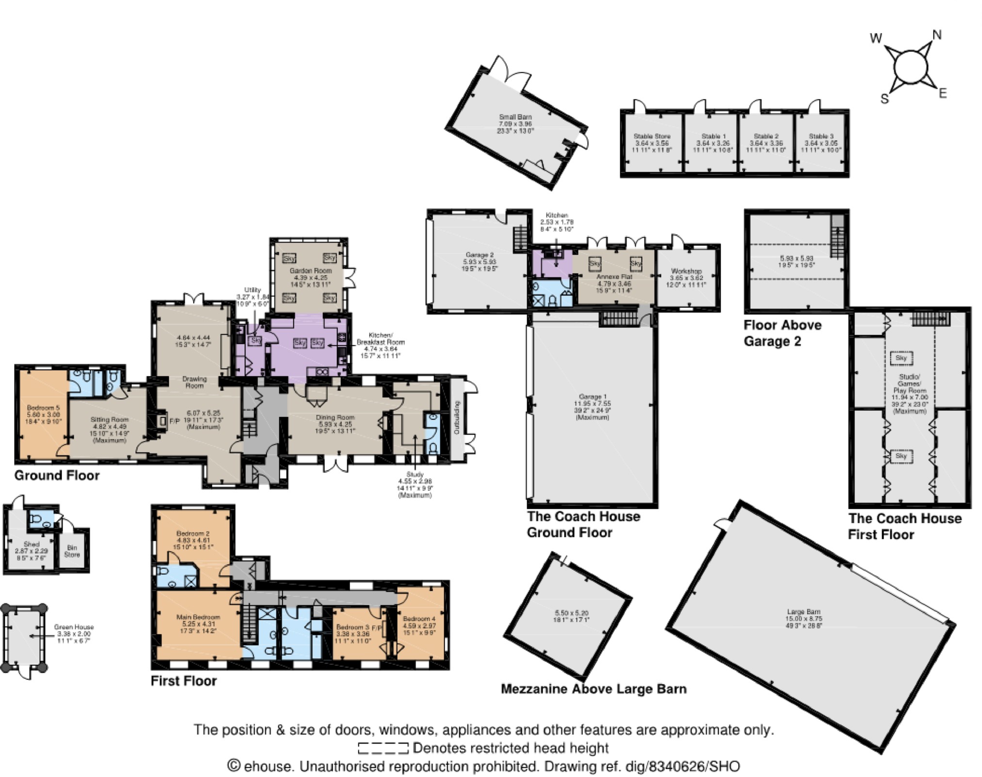 5 Bedrooms Detached house for sale in Back Road, High Birstwith, North Yorkshire HG3