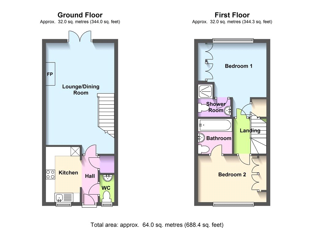 97, Amherst Place, Isle of Wight floorplan