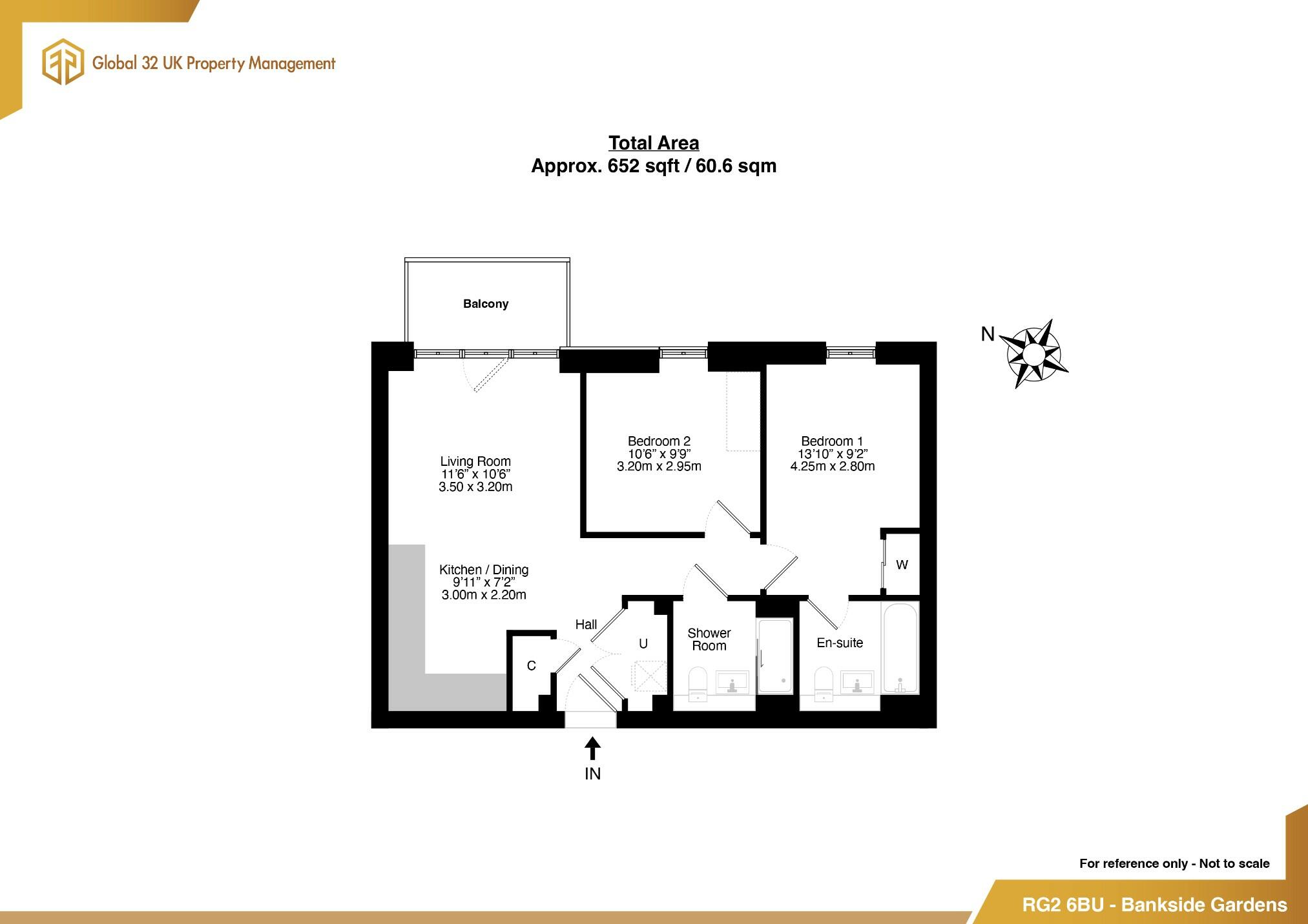 306, Flagstaff Road, Bankside Gardens, Greenpark Village, Reading floorplan