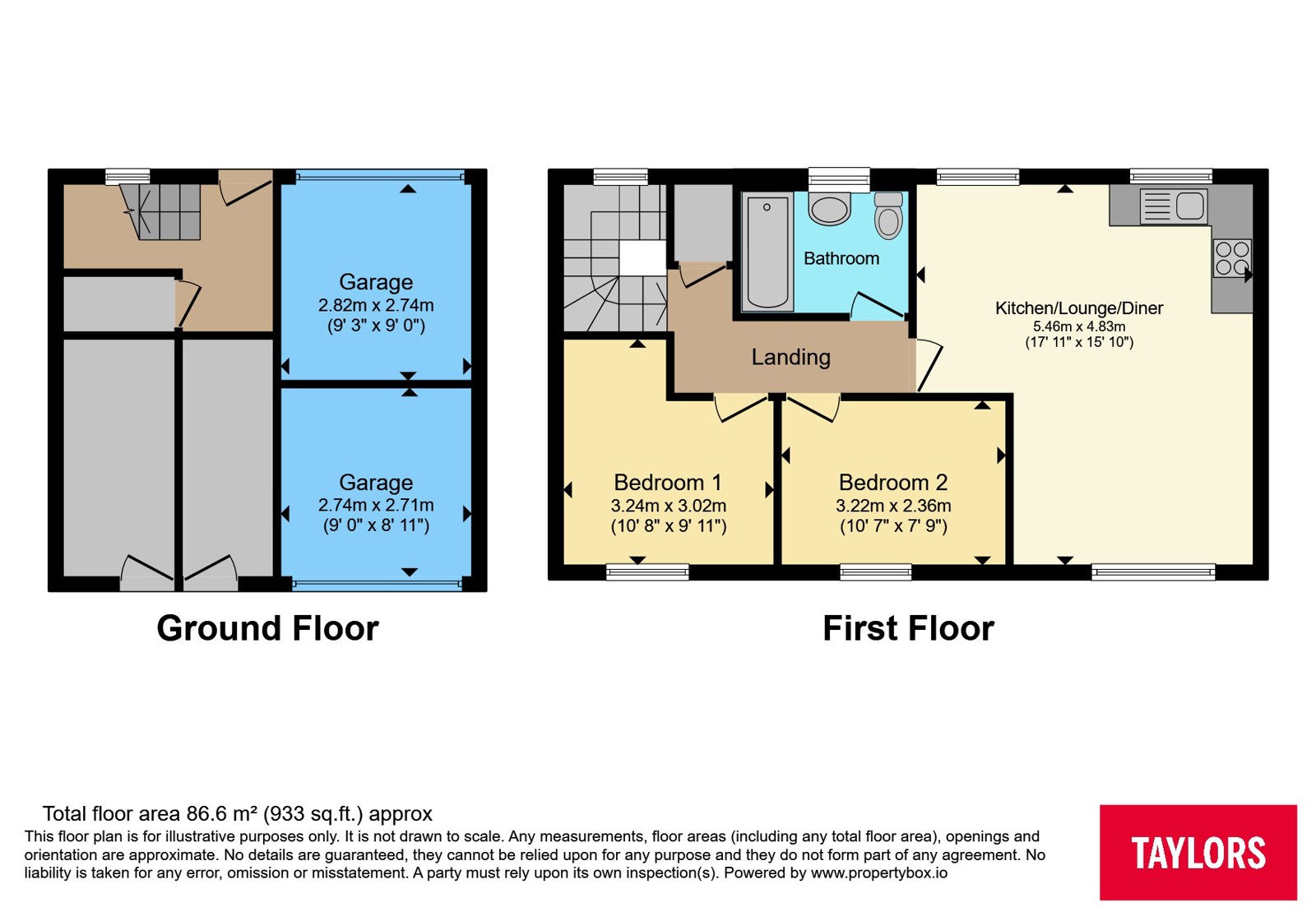 65, Willow Road, Bedfordshire floorplan