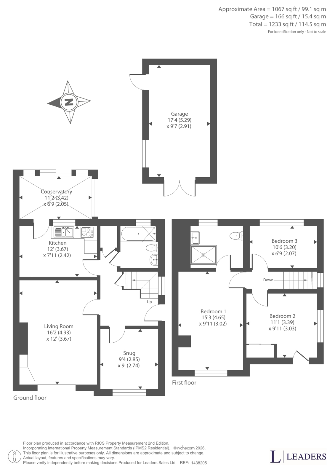 3, Newport Close, Essex floorplan