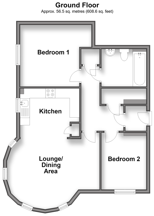 Beauchamp Drive, Newport floorplan
