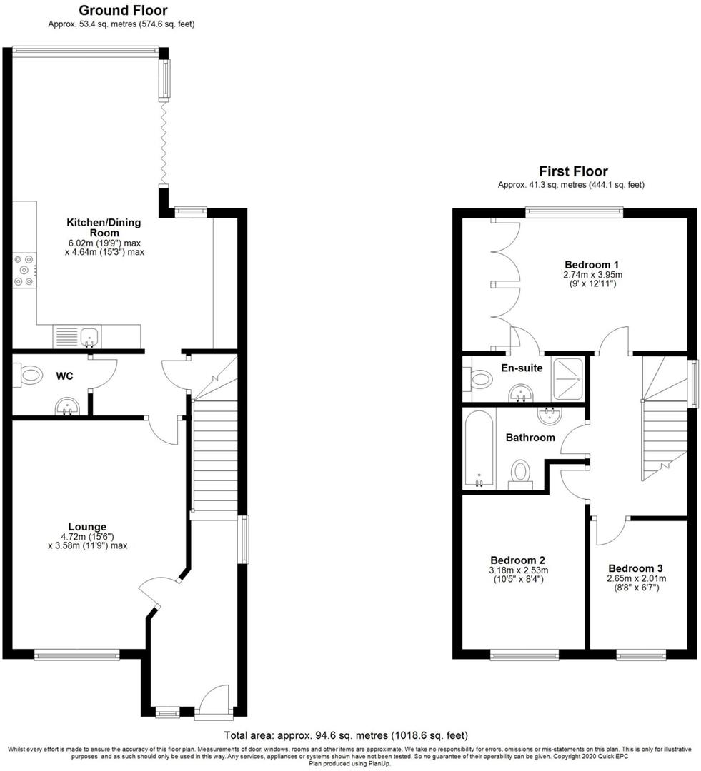 7, Sandringham Gardens, Farnborough floorplan