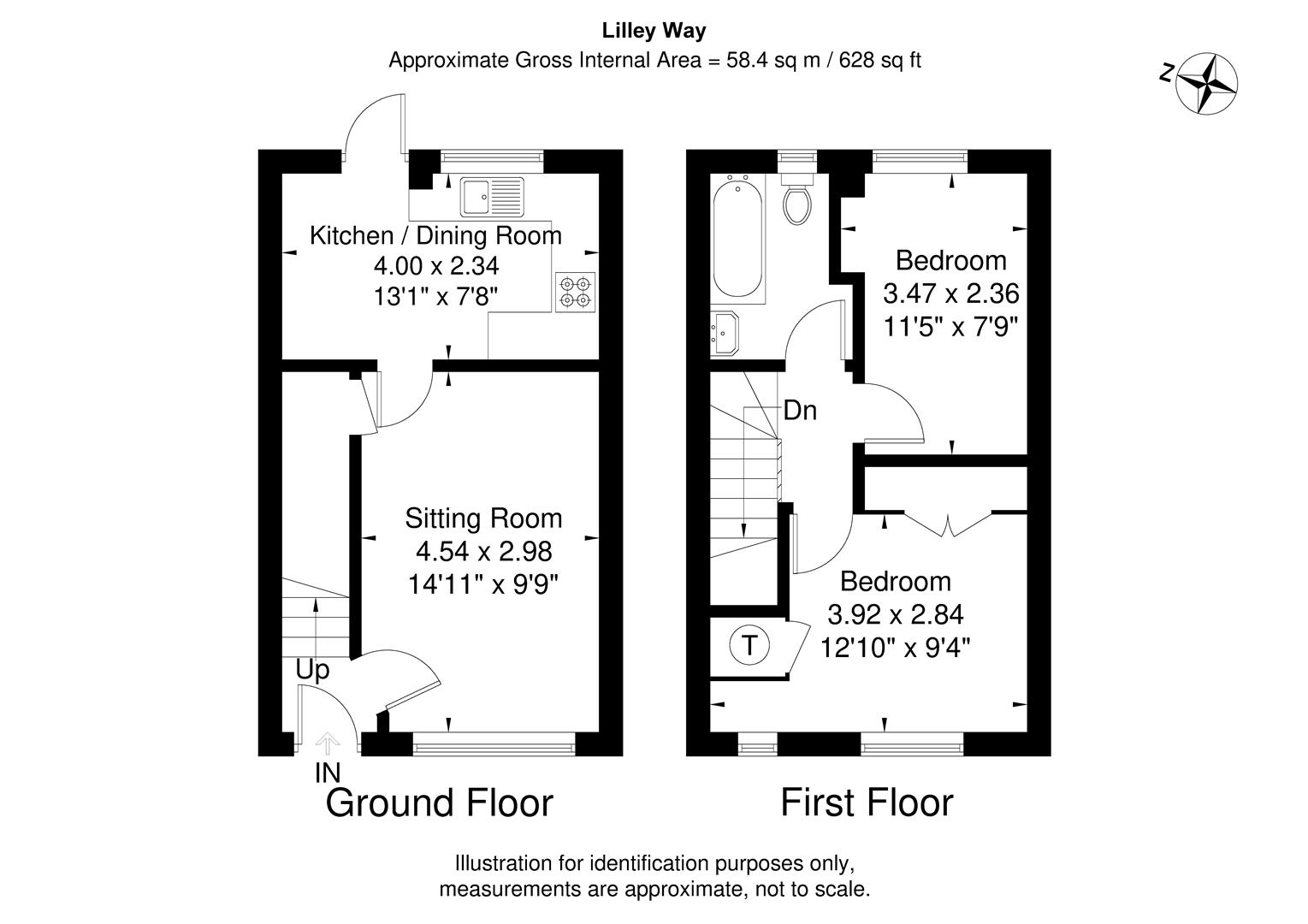 14, Lilley Way, Slough floorplan