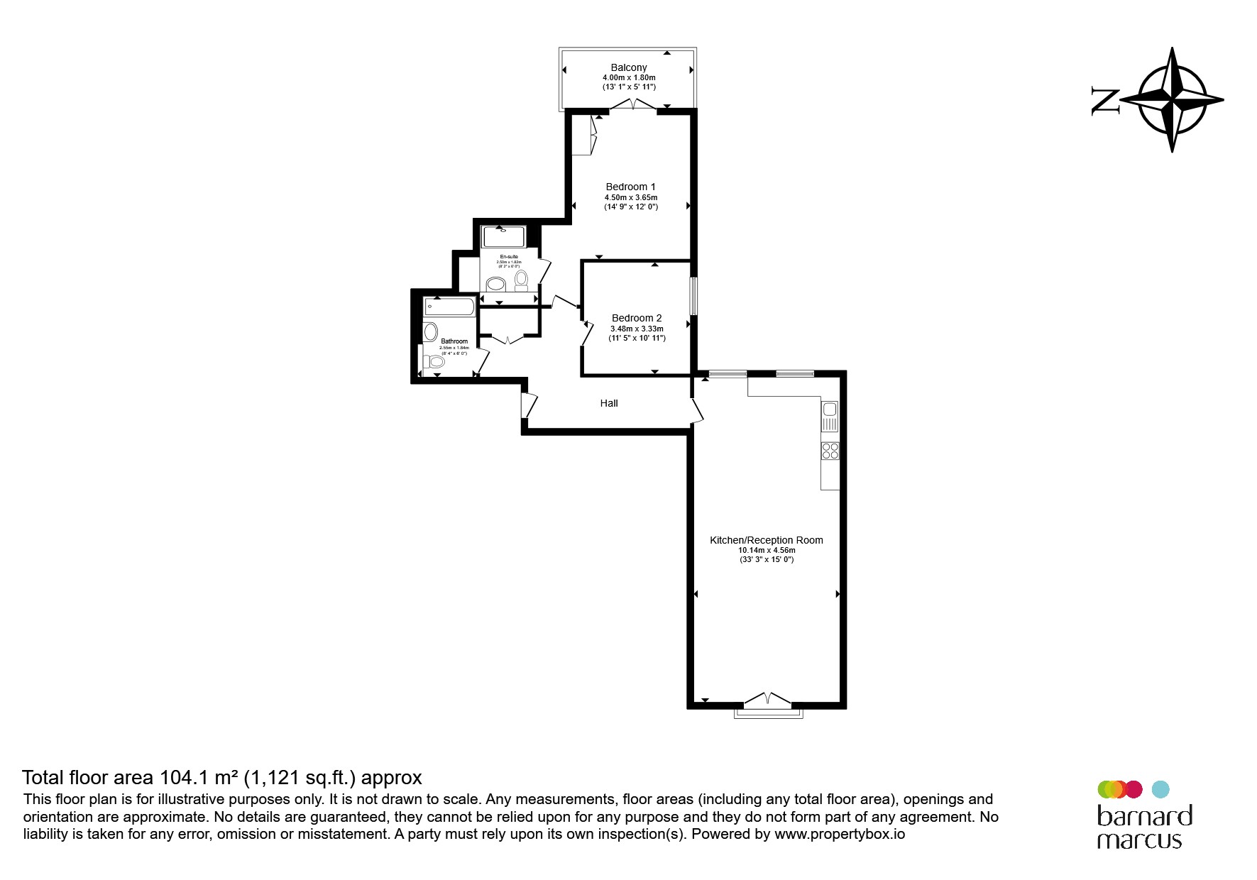 Flat 8, The Exchange, 6, Scarbrook Road, Croydon floorplan