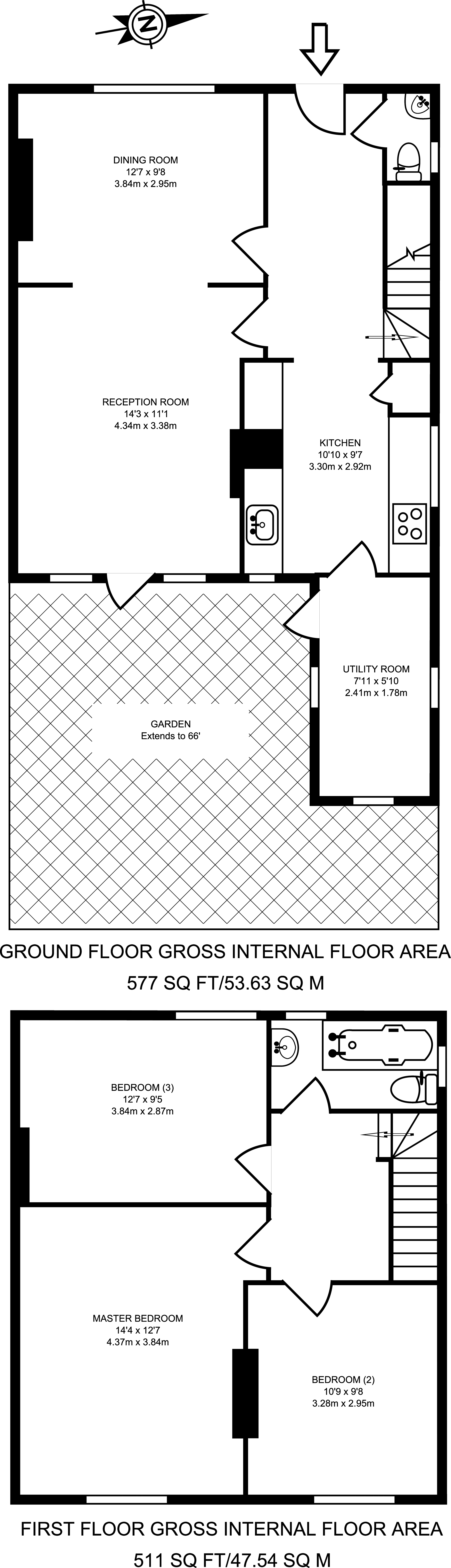 3 Bedrooms  to rent in Asmuns Hill, Hampstead Garden Suburb, London NW11