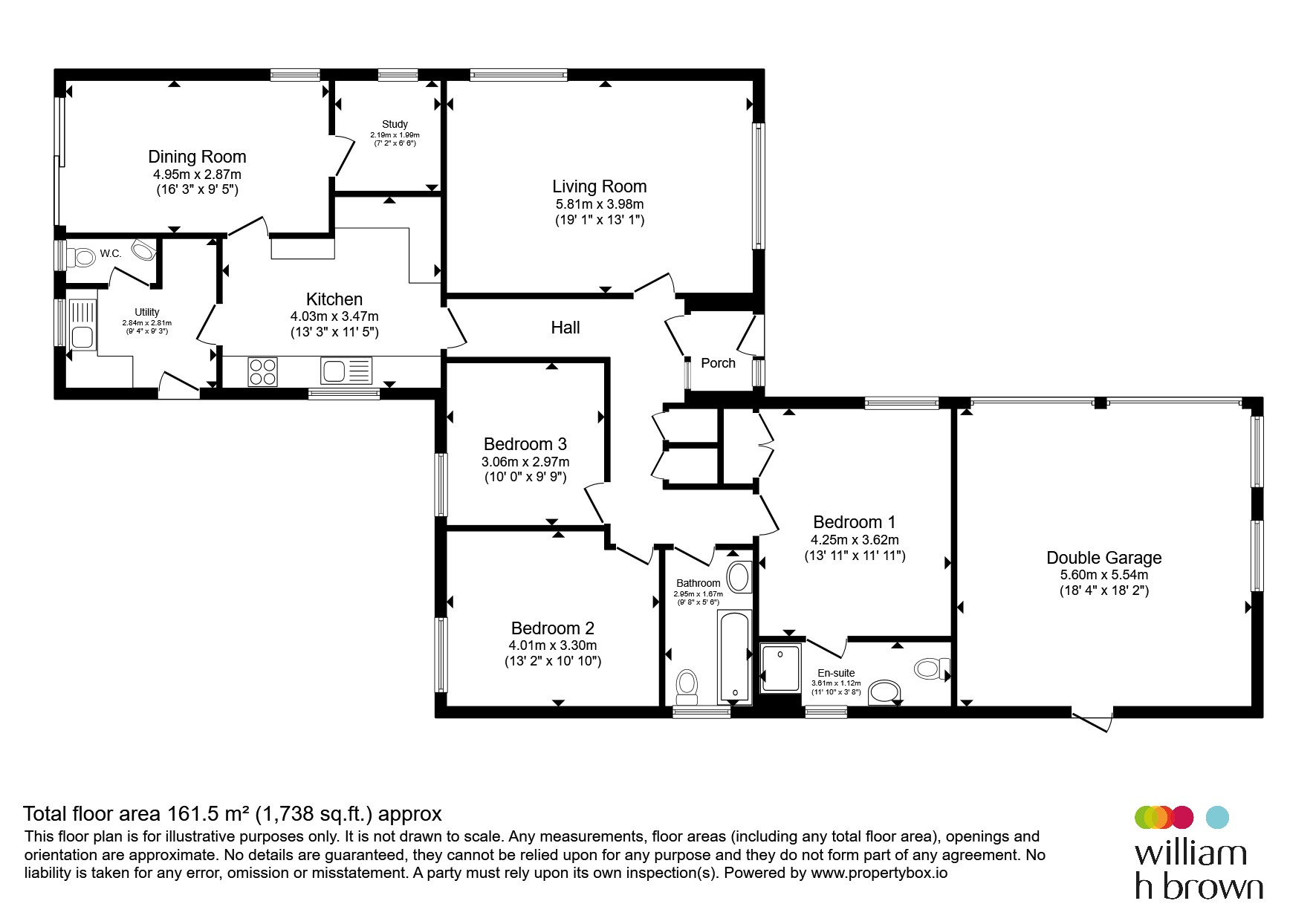 19, Hillside Road, March floorplan