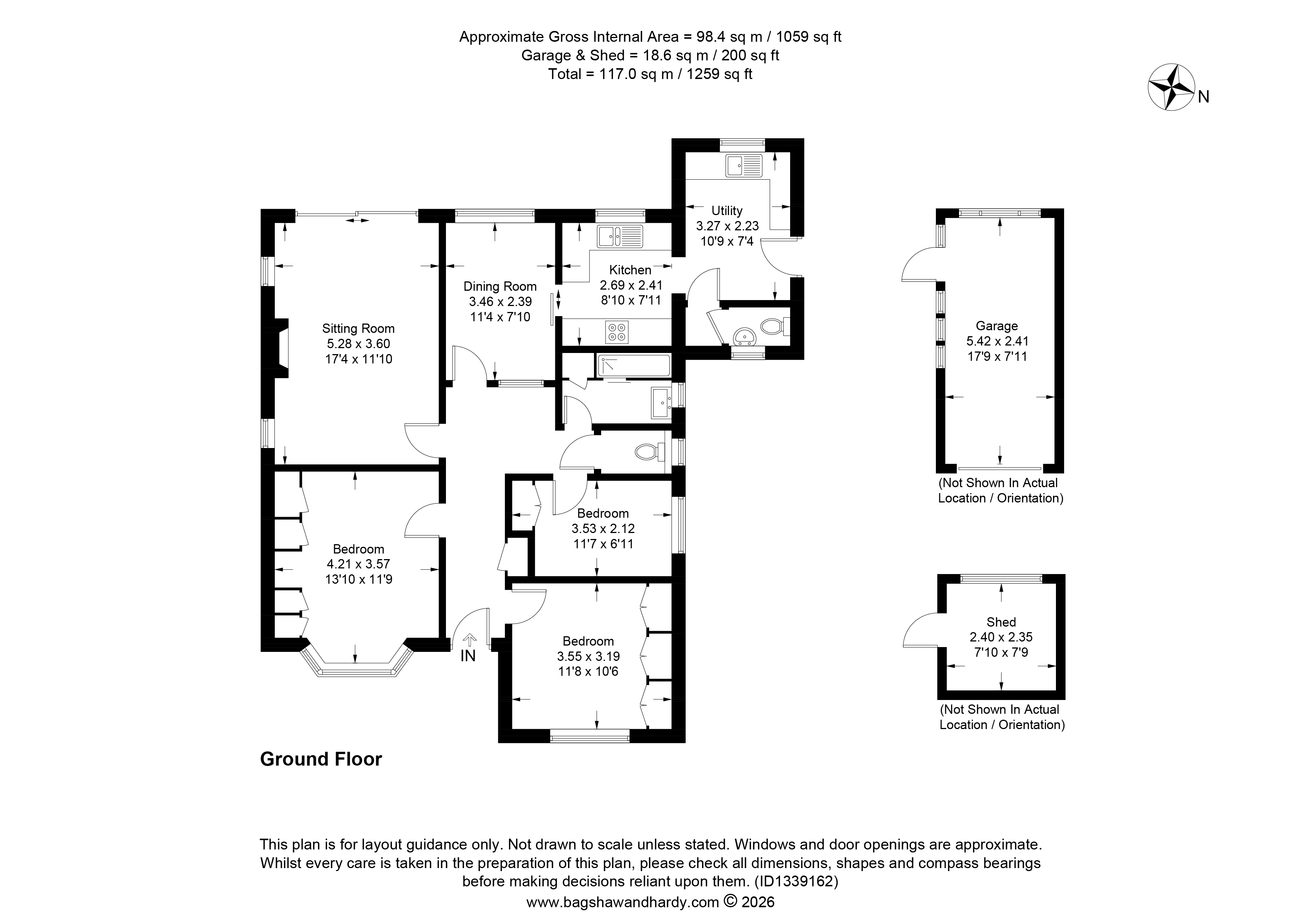 Charlock Way, Guildford floorplan