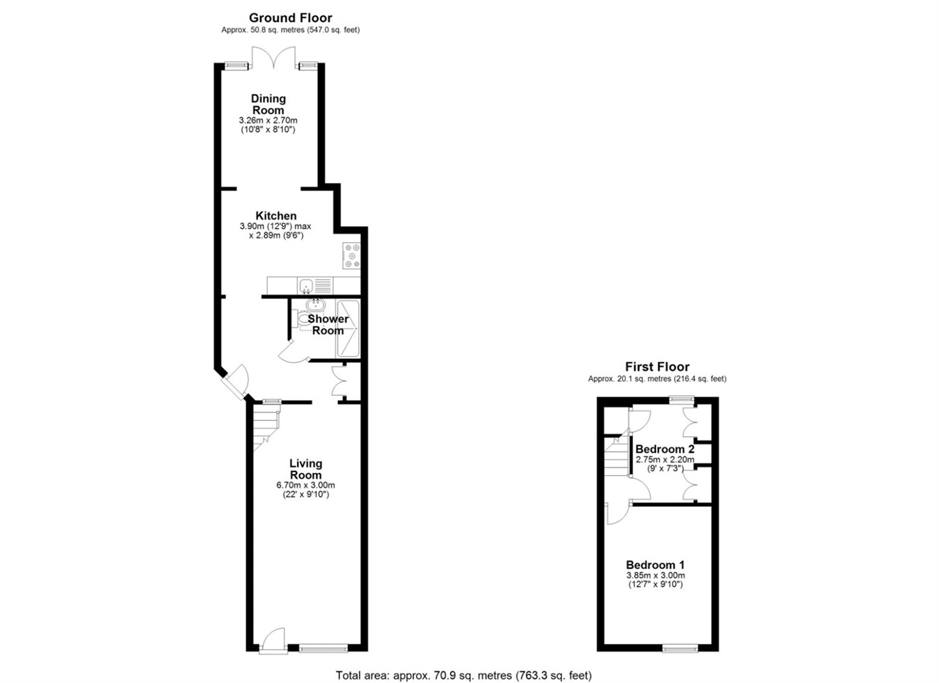 The Broadway, Laleham Village, StainesUponThames TW18, 2 bedroom semi