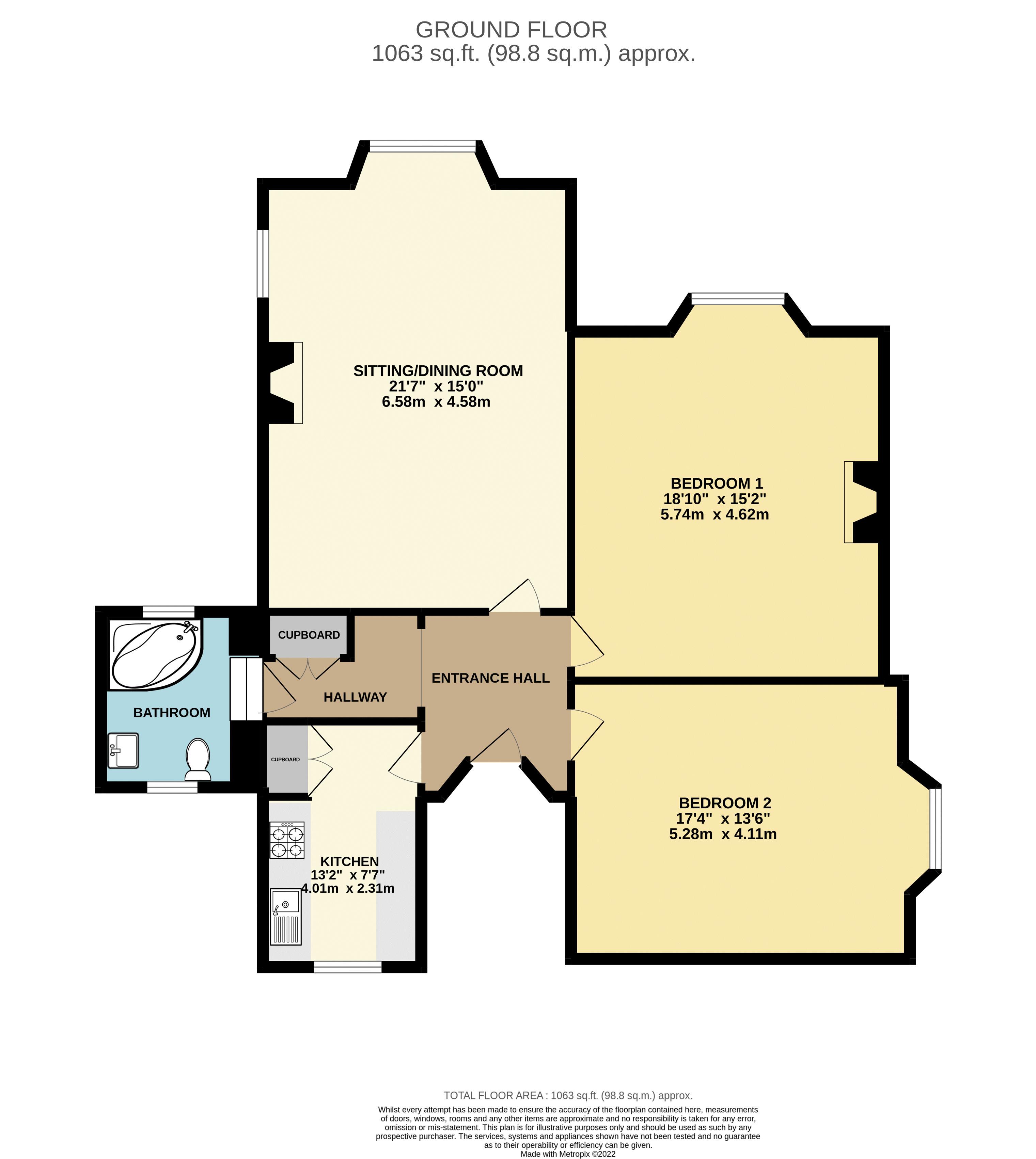Lower Woodfield Road, Torquay TQ1, 2 bedroom flat for sale 62509092
