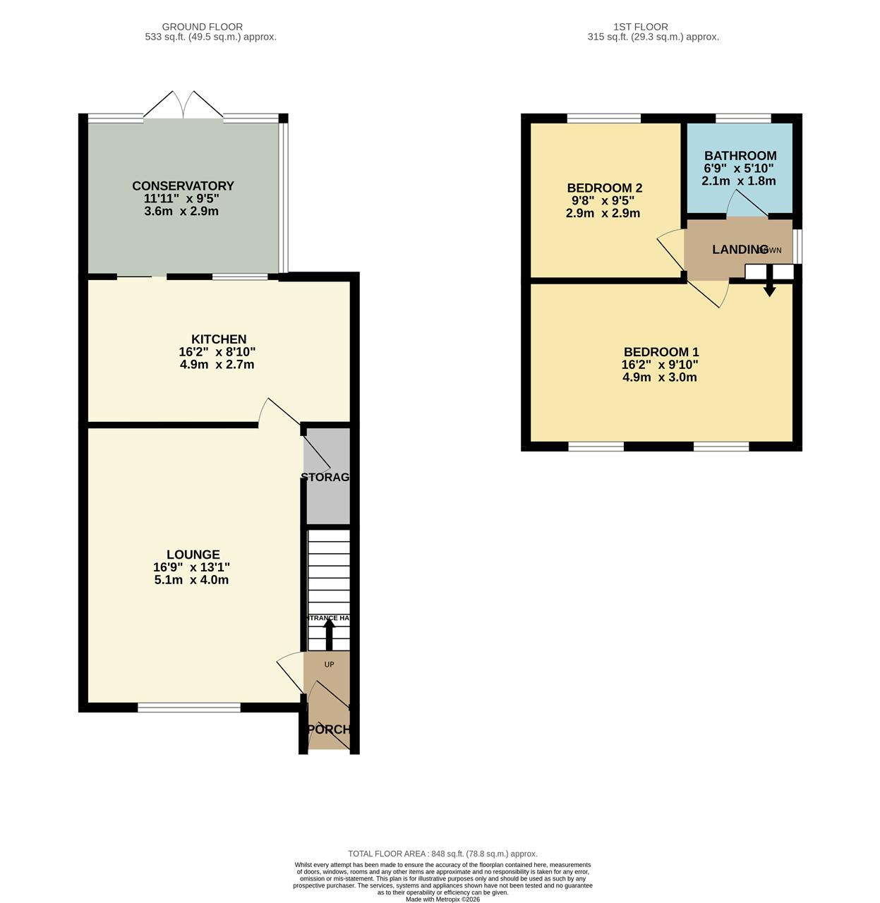 65, Easthope Road, Birmingham floorplan