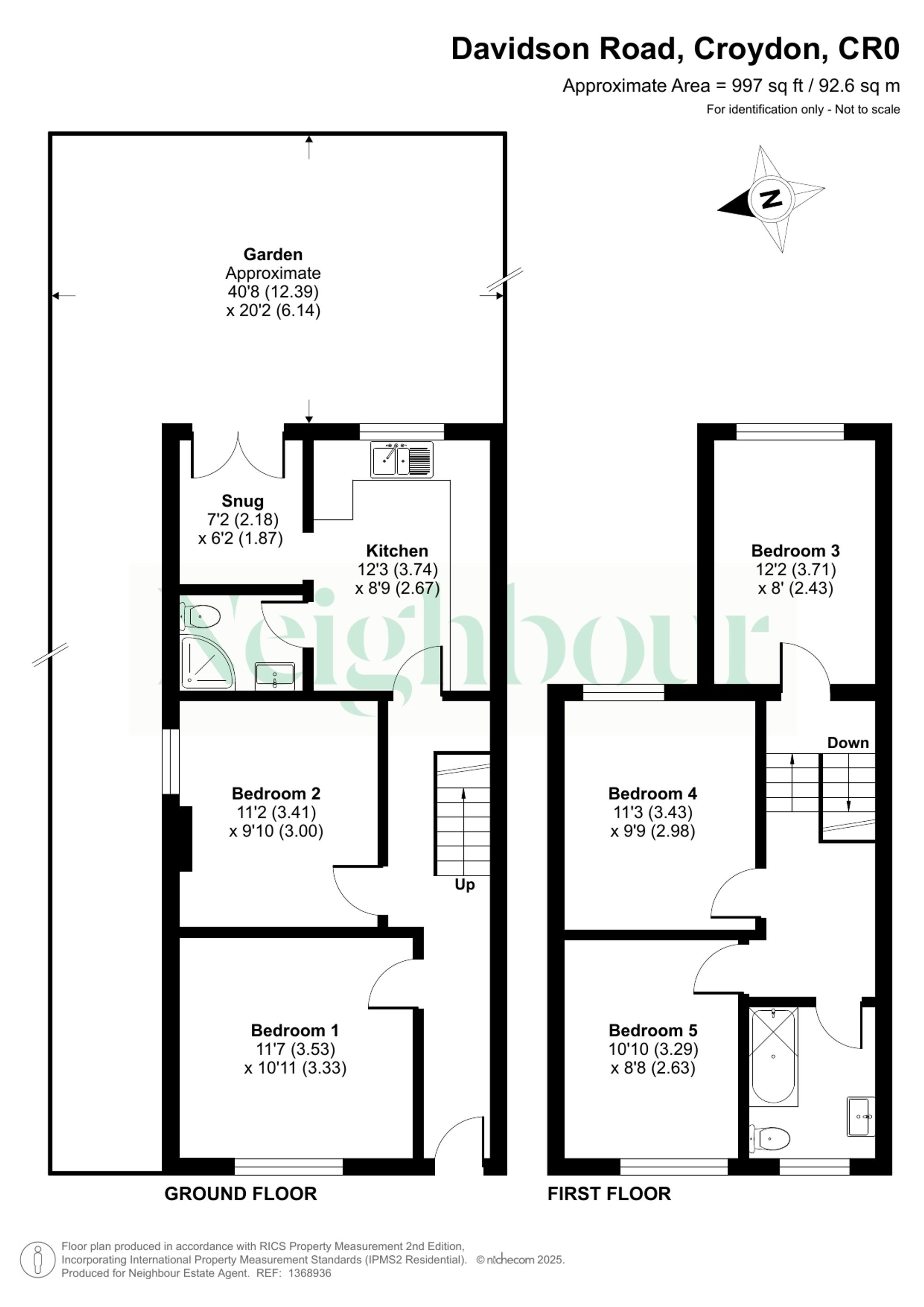 13 Davidson Road, Croydon floorplan