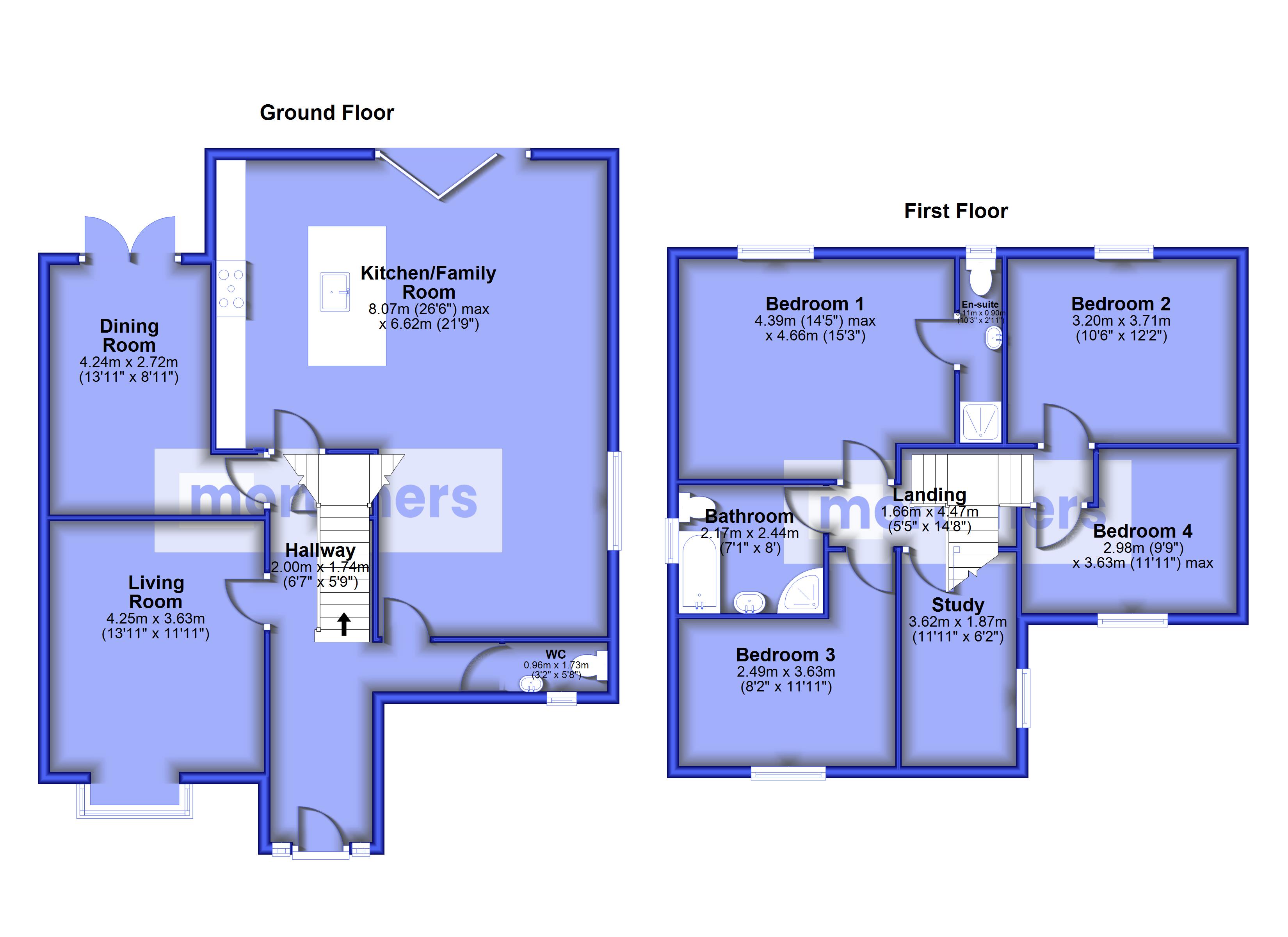 9, Millbrook Close, Chorley floorplan