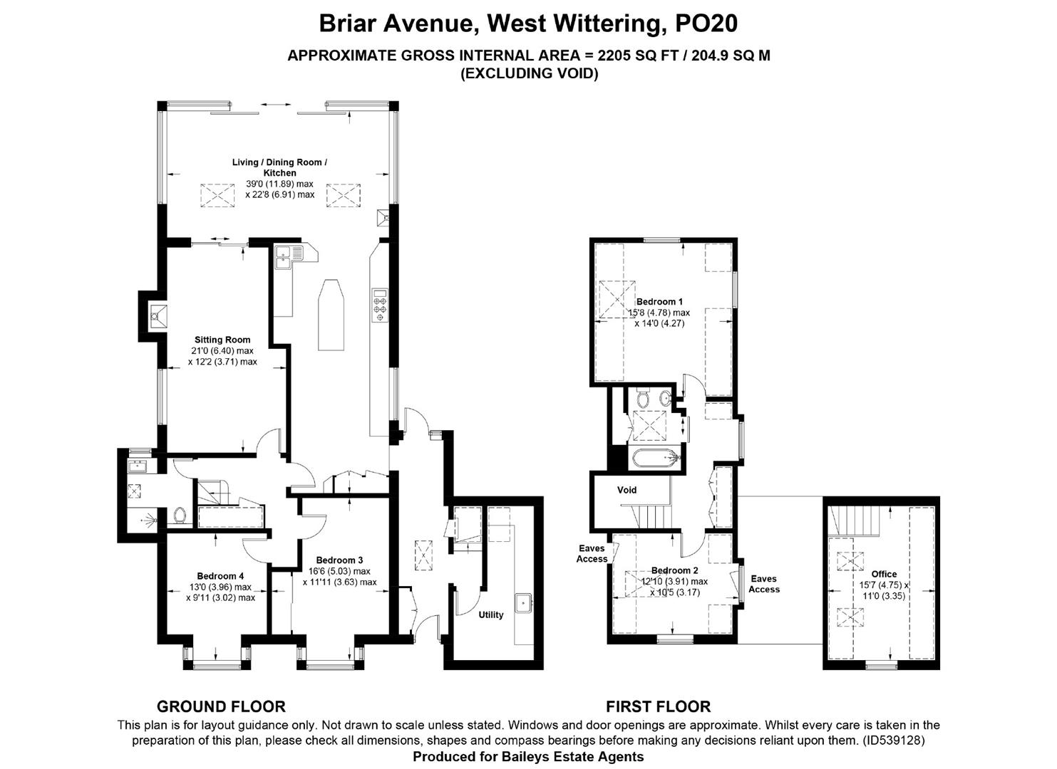 Bluebell Cottage,, Briar Avenue, Nr. Chichester floorplan