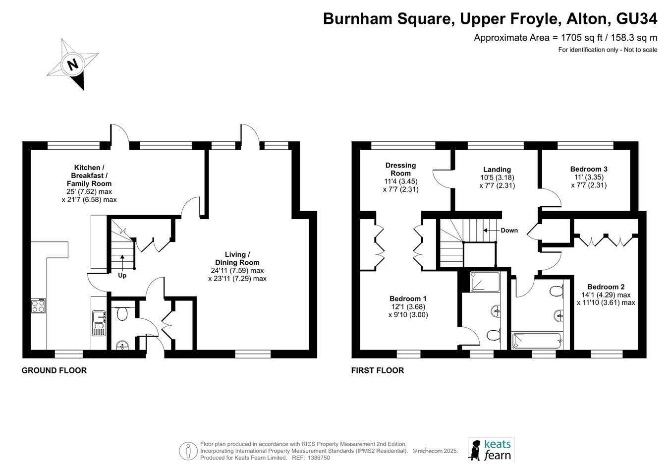 32, Burnham Square, Alton floorplan