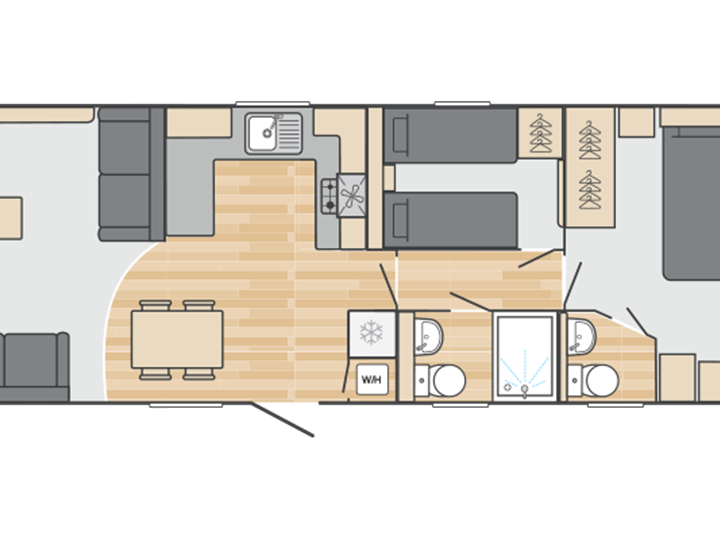 11, Garton Holiday Park, A70, Ayr floorplan