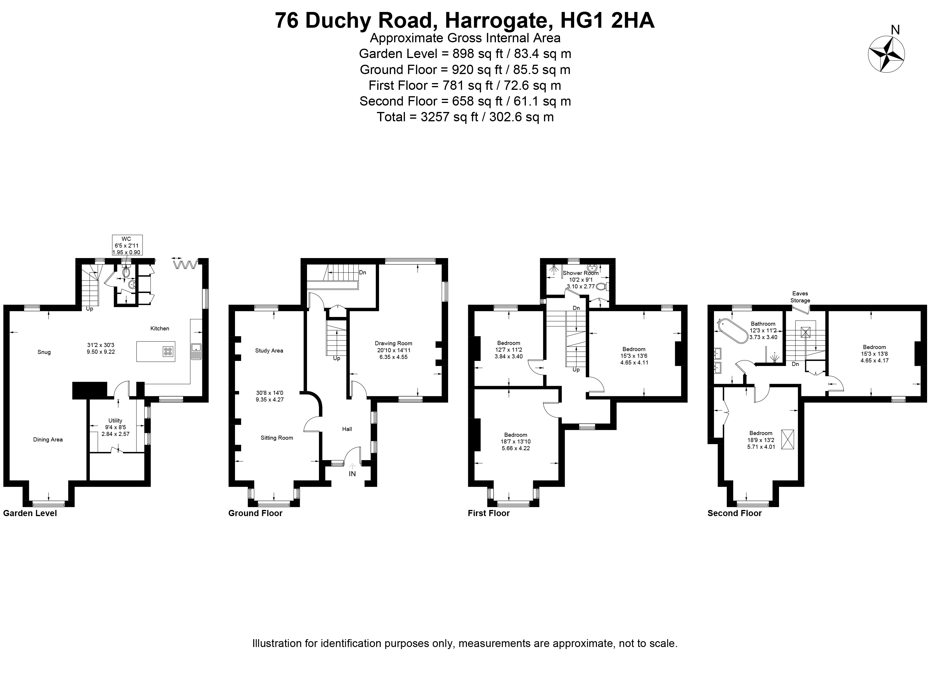 76, Duchy Road, North Yorkshire floorplan