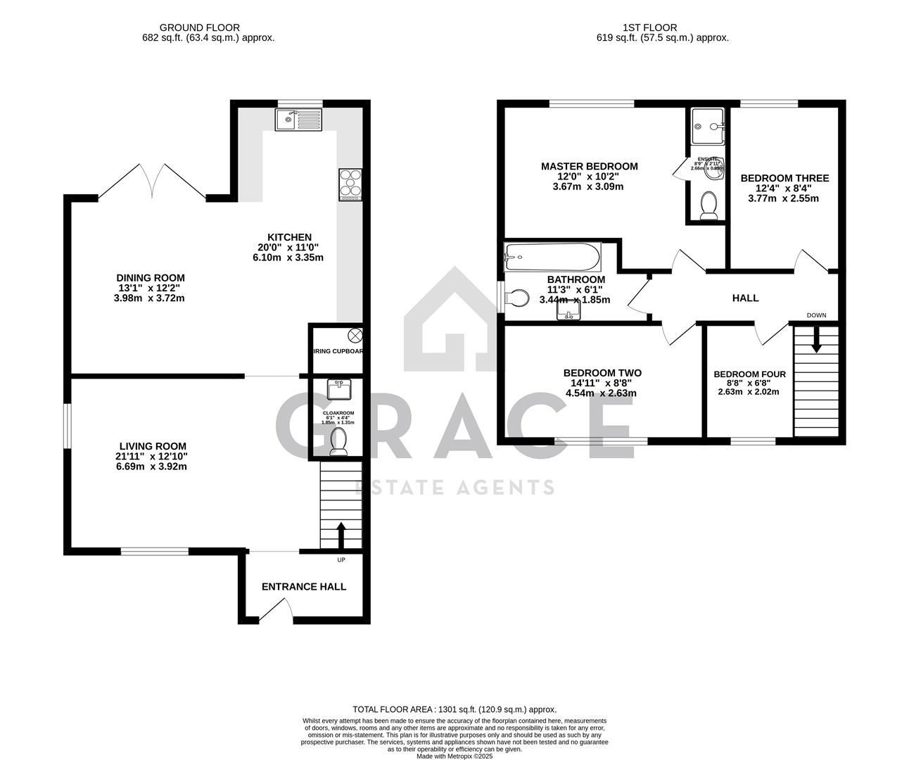 12, Rose & Crown Court, Stanton floorplan