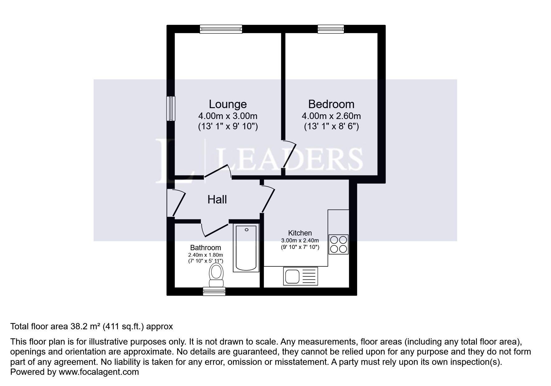 41, Layham Drive, Bedfordshire floorplan