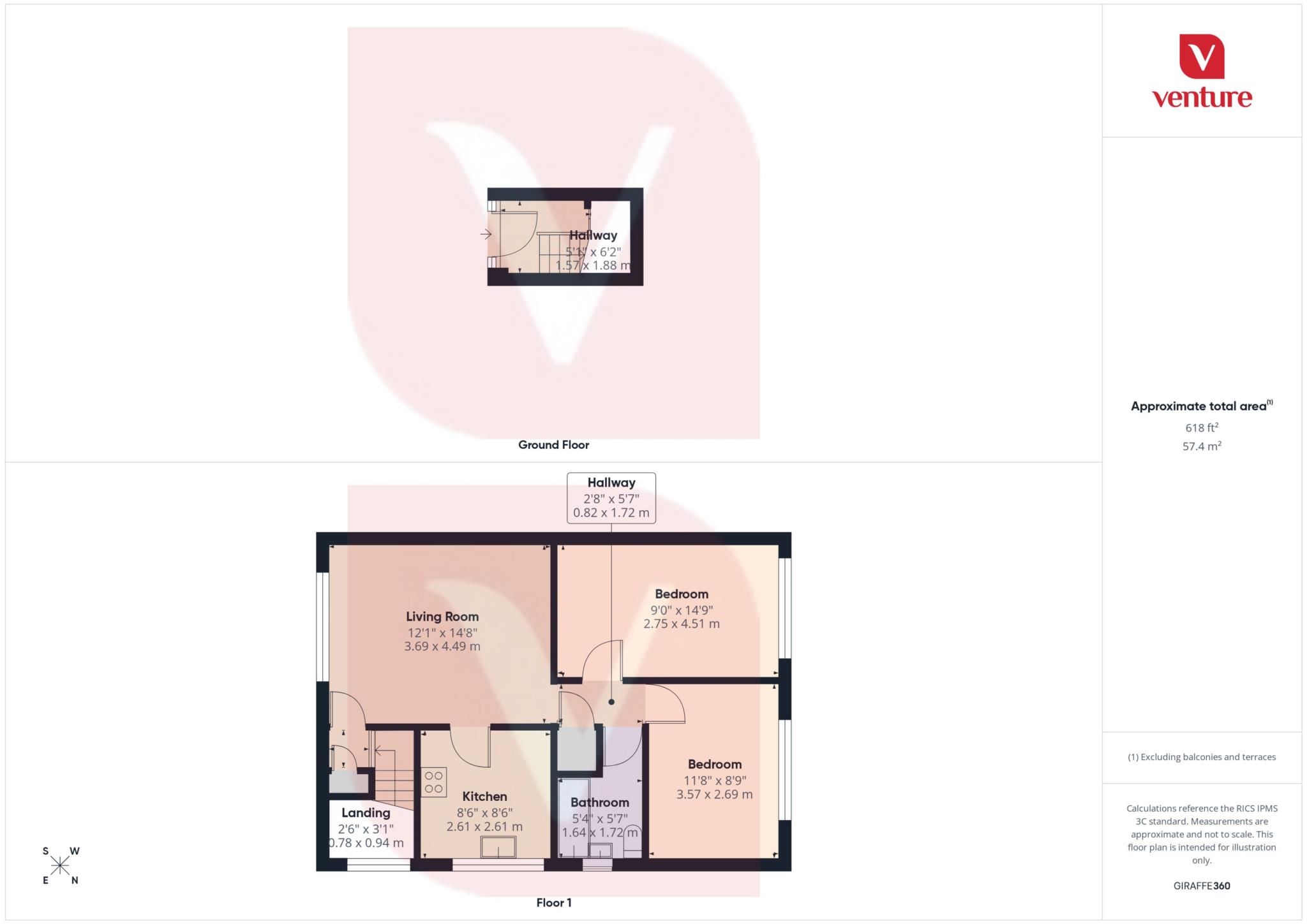 97, Kinross Crescent, Luton floorplan