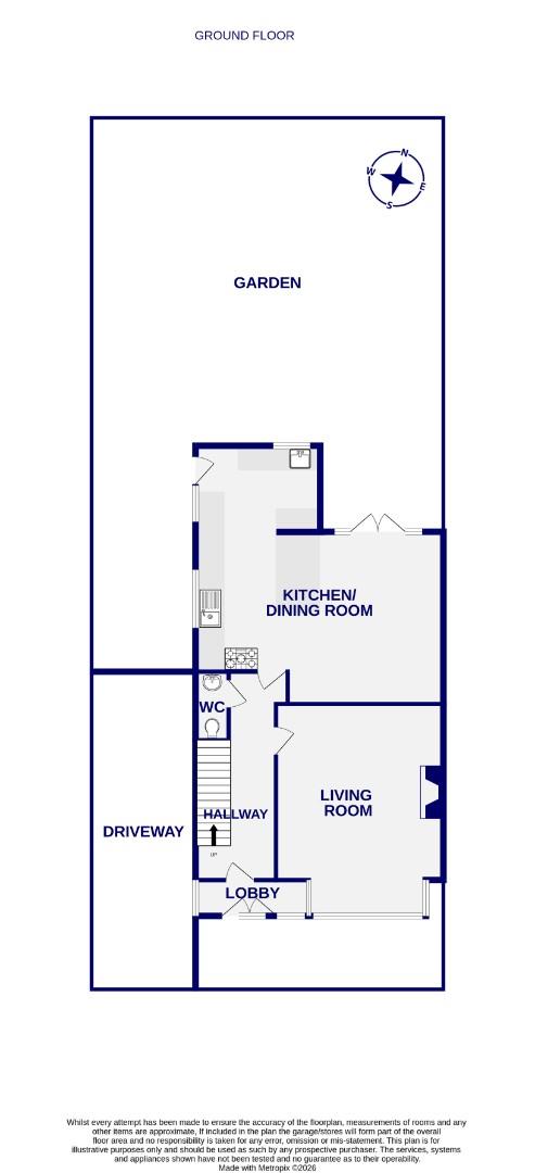 5, Derwent Road, York floorplan