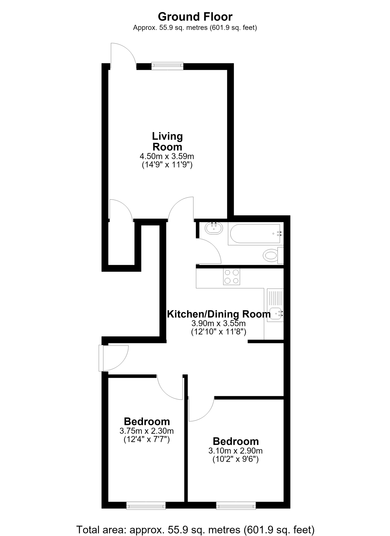 St. Judes Road, Egham floorplan