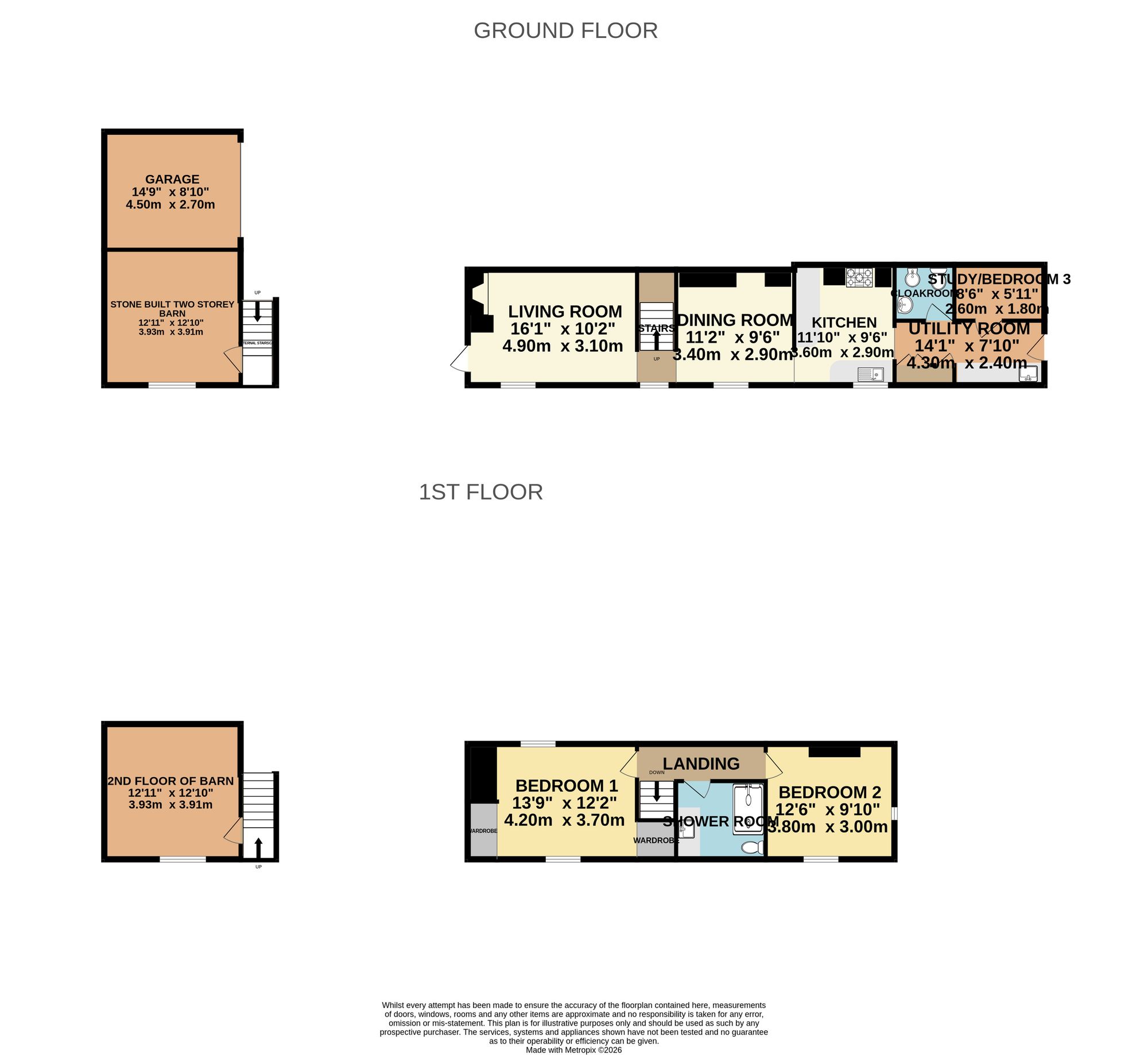 The Cottage Ramsley, Okehampton floorplan