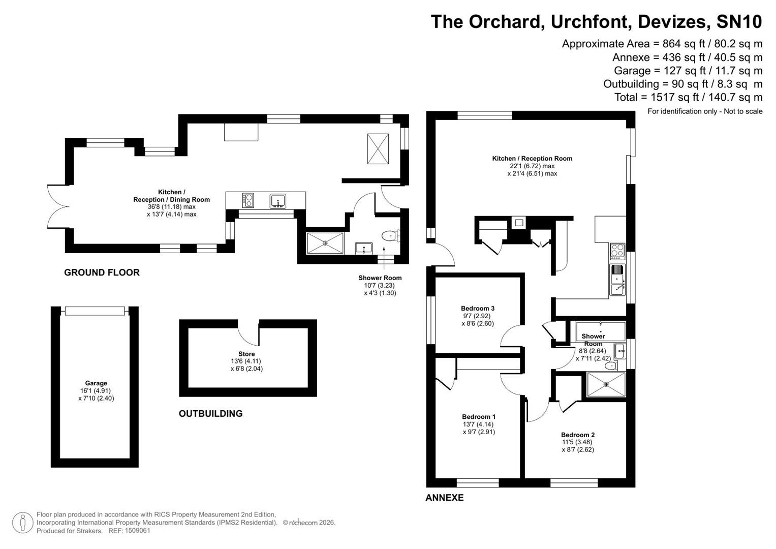 Squirrels End, 8, The Orchard, Devizes floorplan