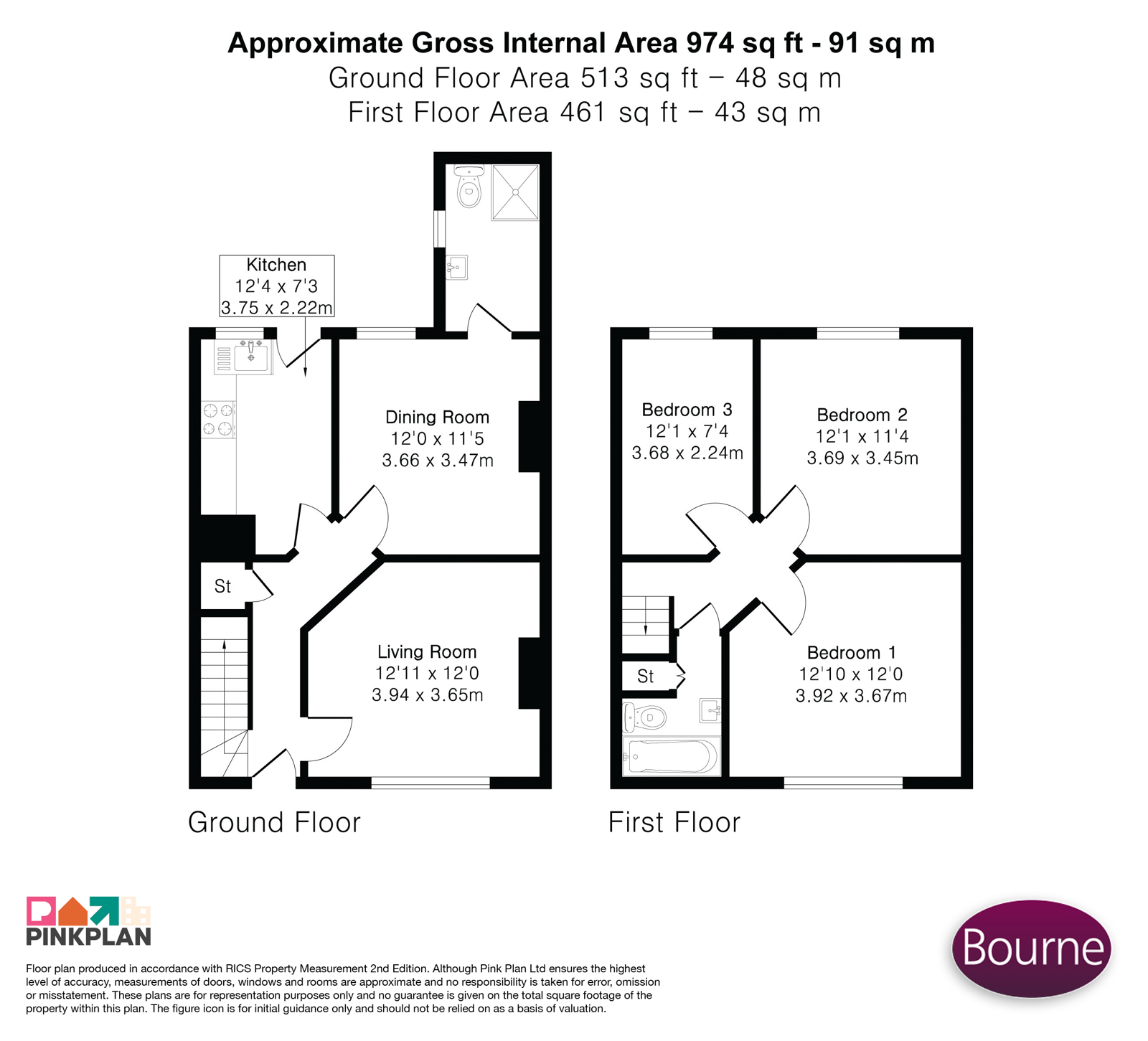 4, Edward Road, Farnham floorplan