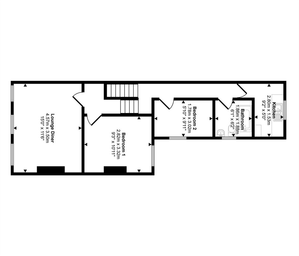 Tuscan Road, London floorplan