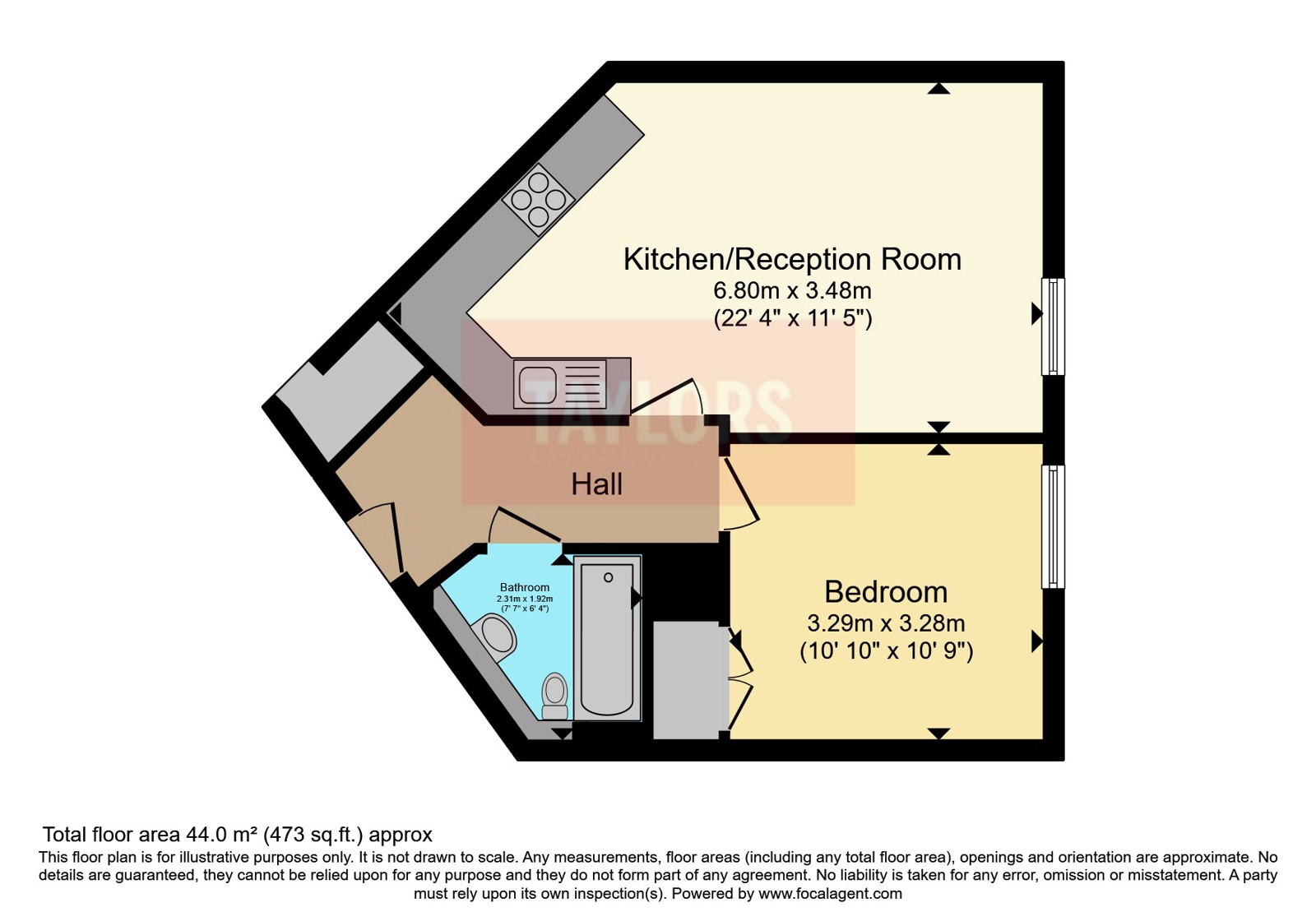 149, Havannah Street, Caerdydd floorplan