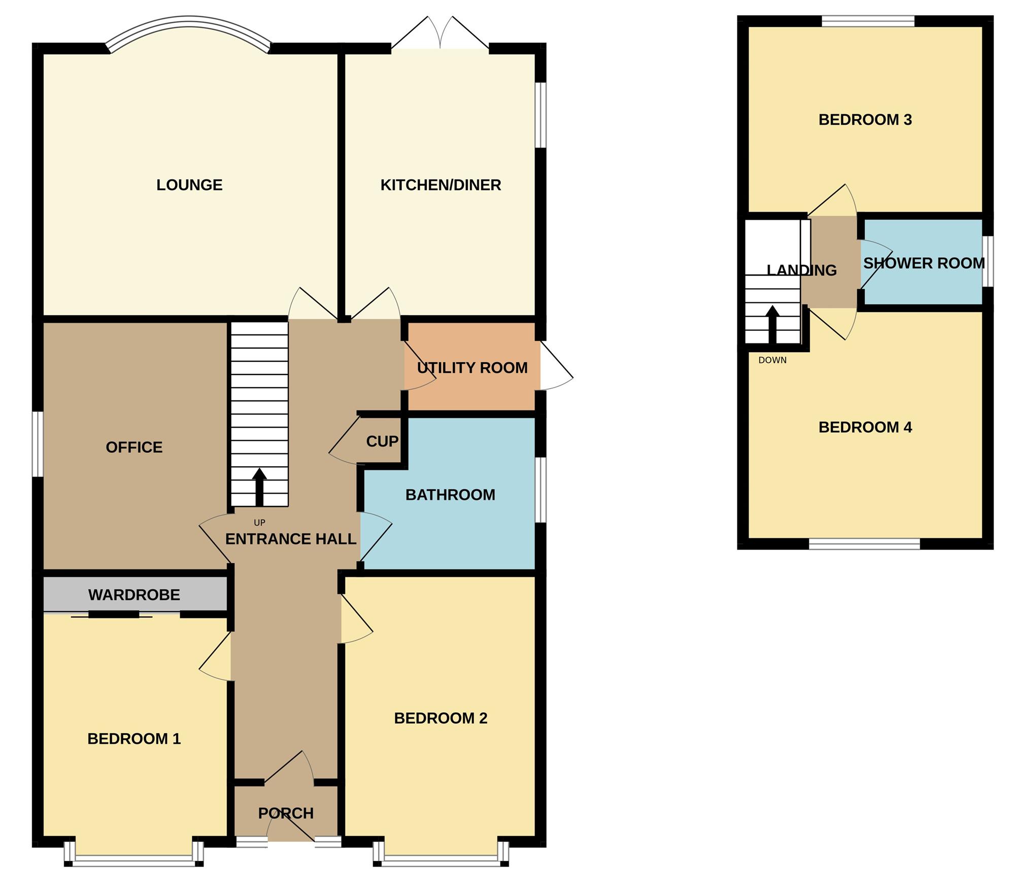 38, Seafields Road, Holland on Sea floorplan