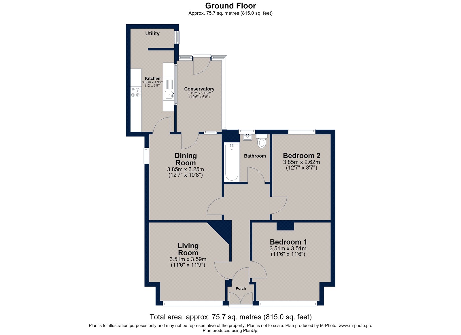 Hill Crest, 63, Melton Road, Melton Mowbray floorplan