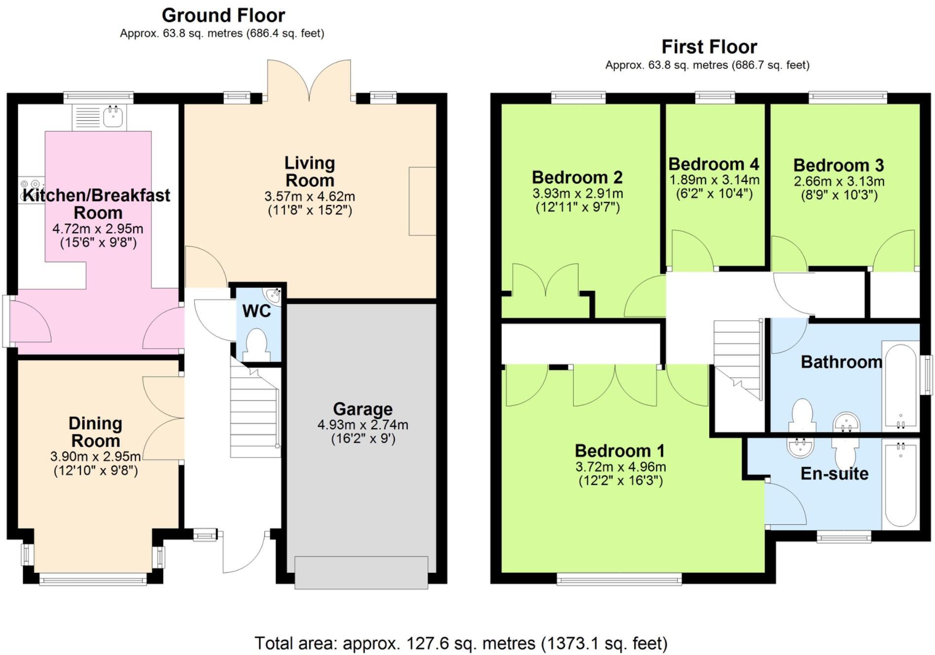 15, Blacksmith Close, Bishops Stortford floorplan