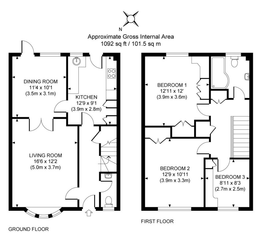 5, The Paddocks, Leatherhead floorplan