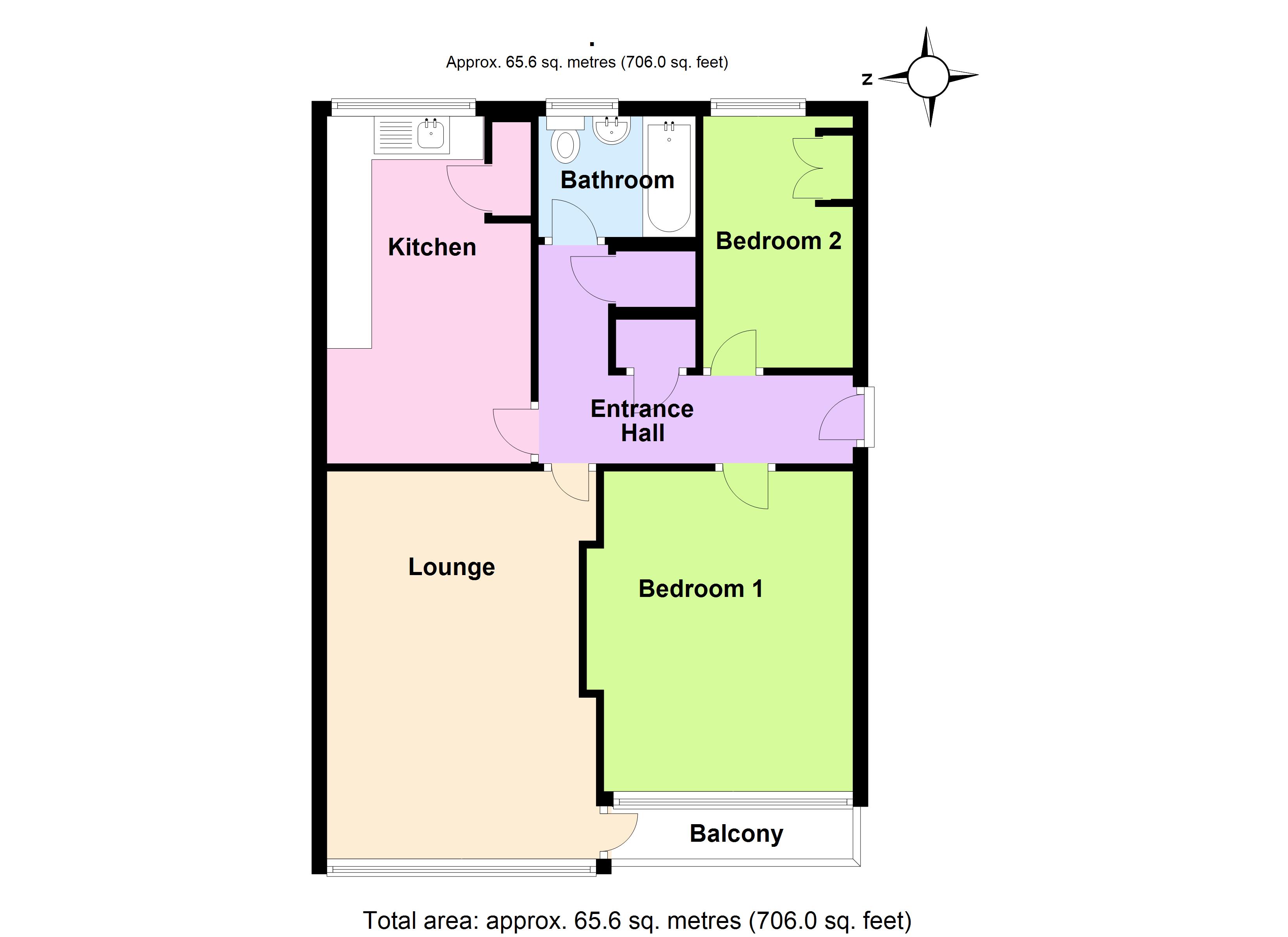 Dolphin Court, Rustington floorplan